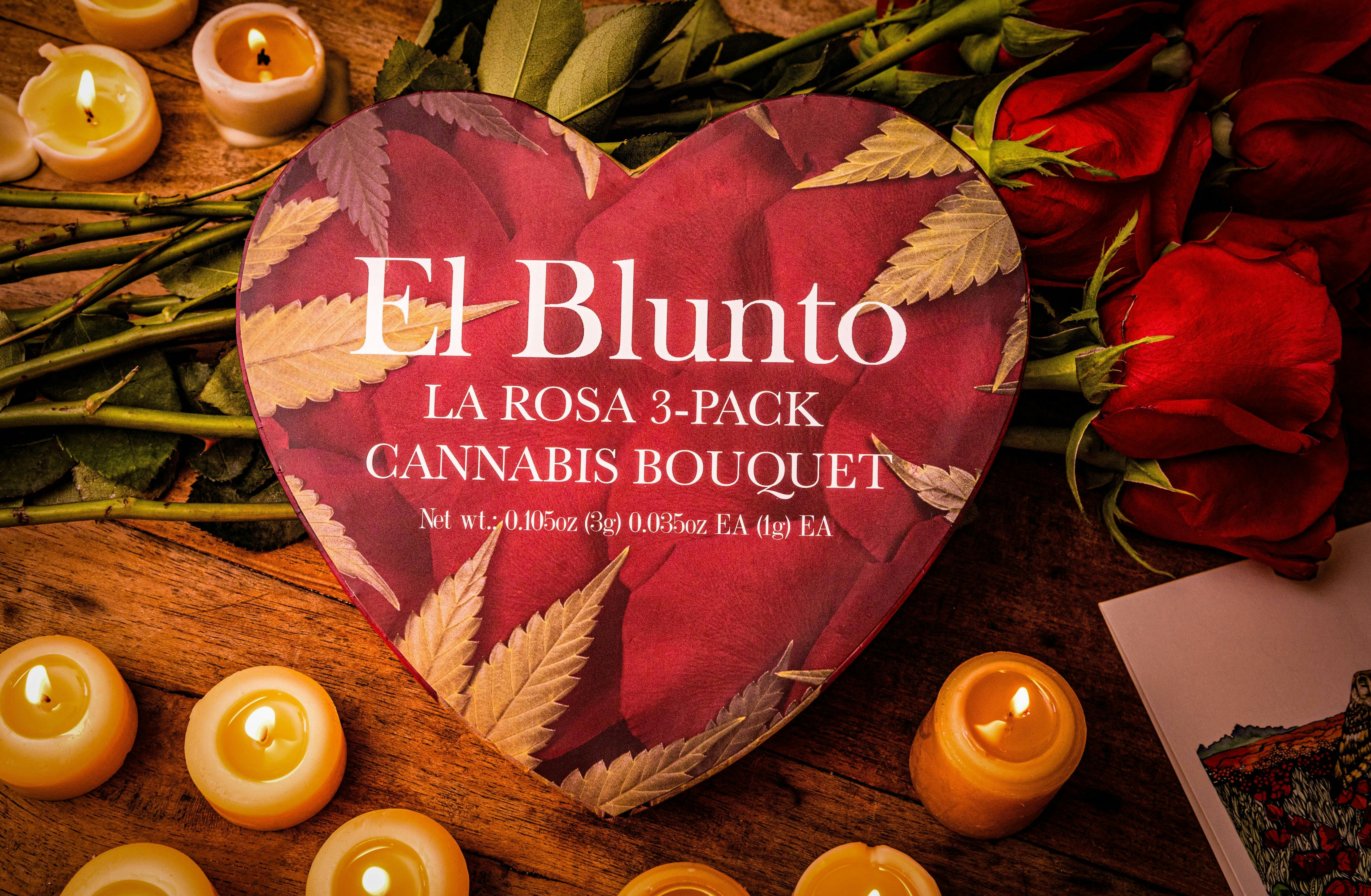 El Blunto La Rosas 3-Pack - Heart Shaped Box - 3 x 1G [Rose Joints] - image 3