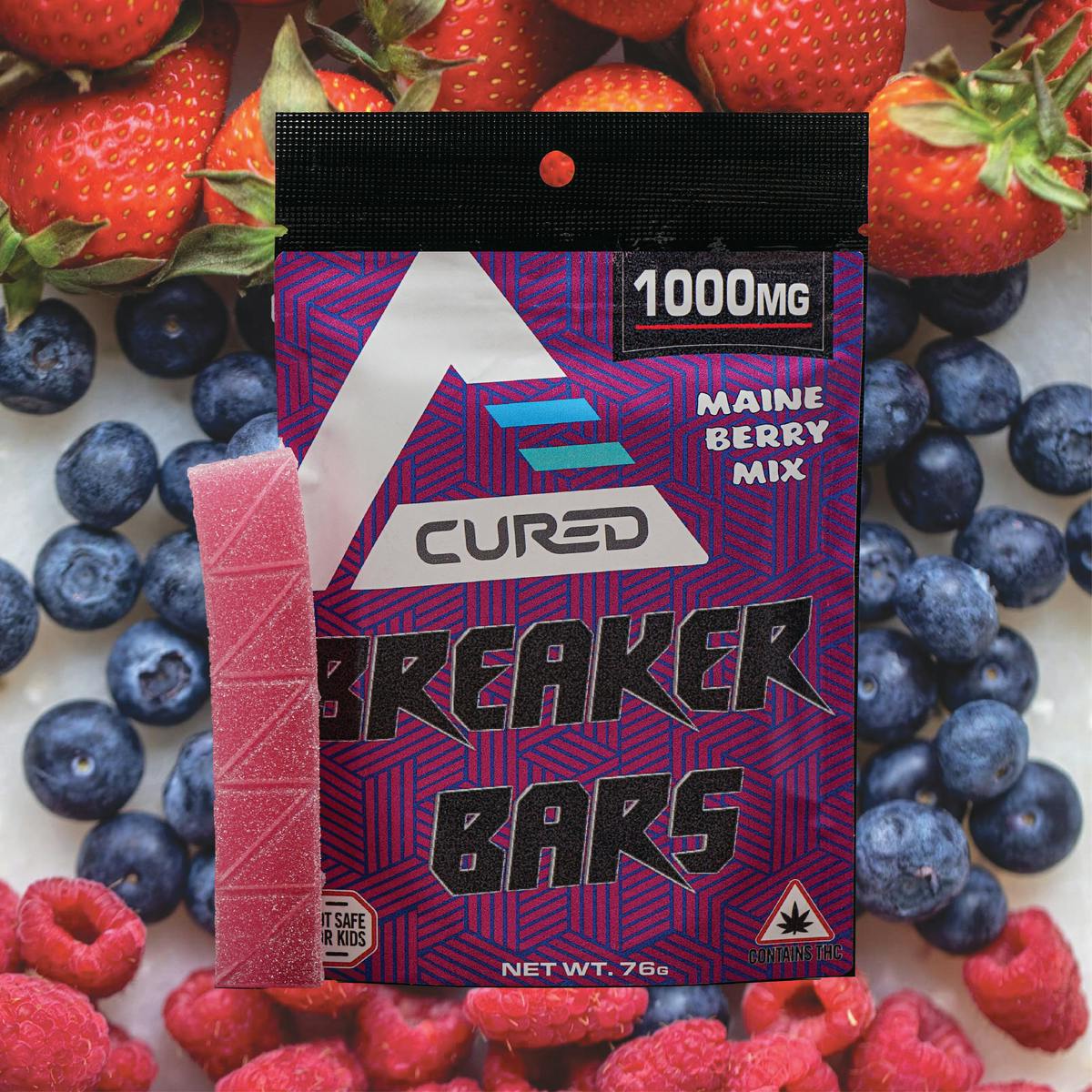 1,000mg Breaker Bars - Maine Berry Mix - image 1