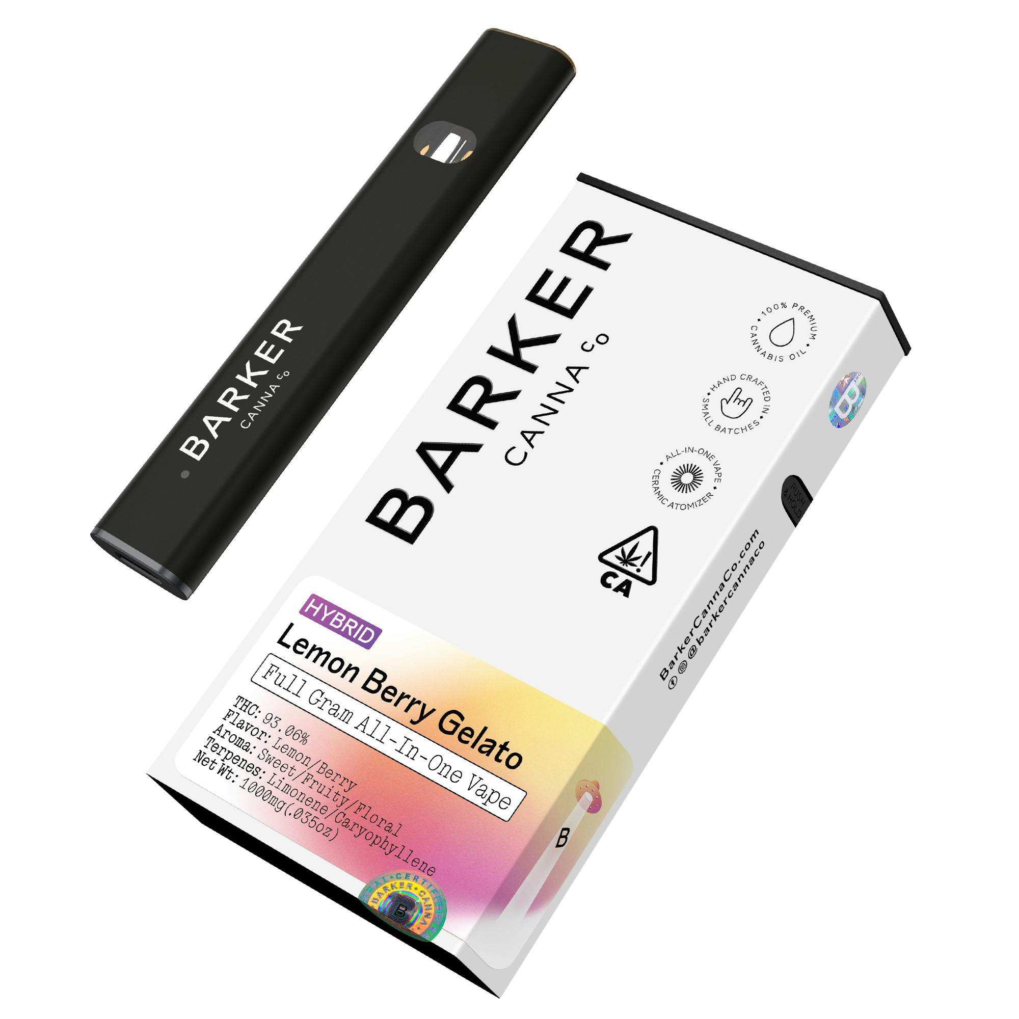 Lemon Berry Gelato (LBG) All-In-One Vape - image 2