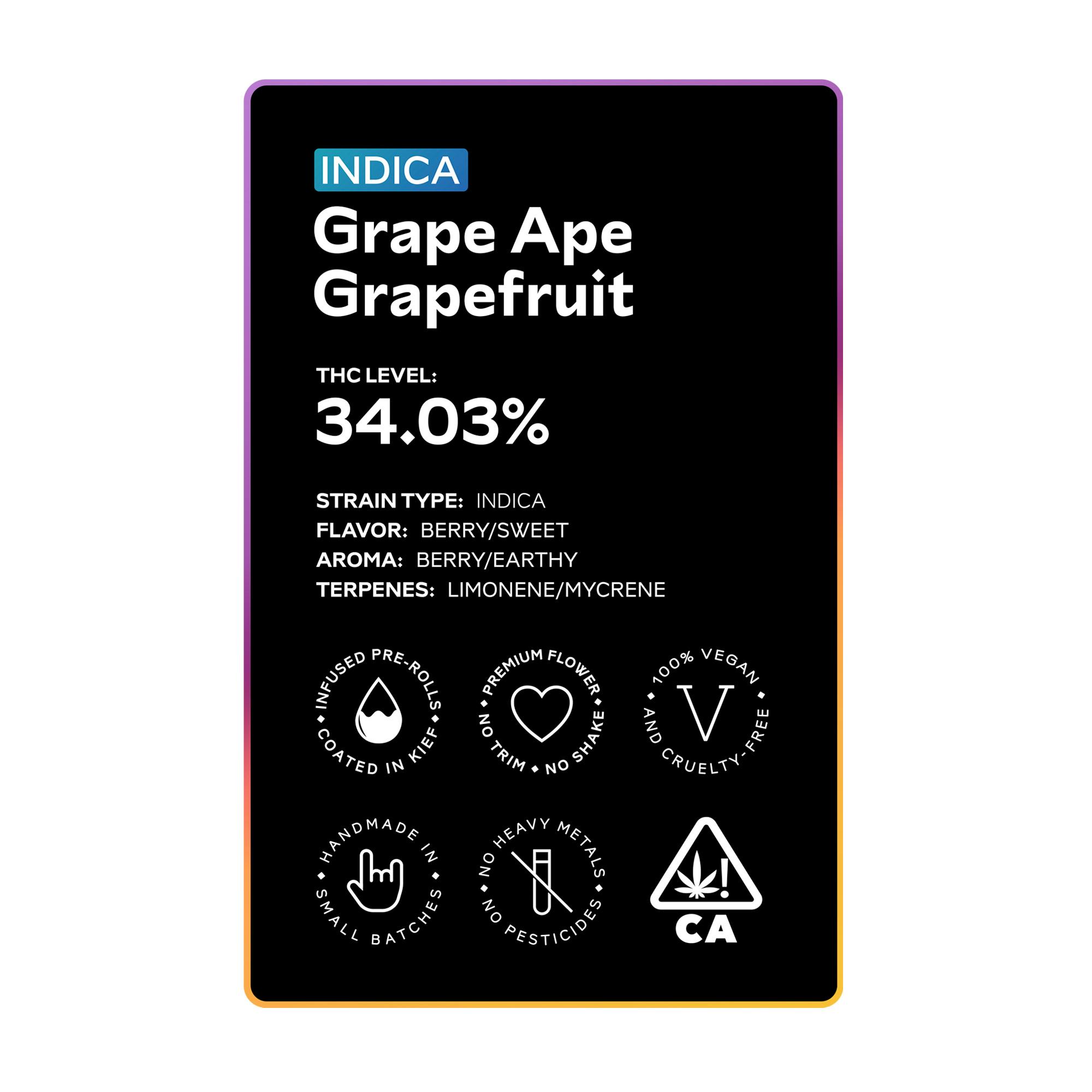 Grape Ape Grapefruit Mini Barkie's - image 1