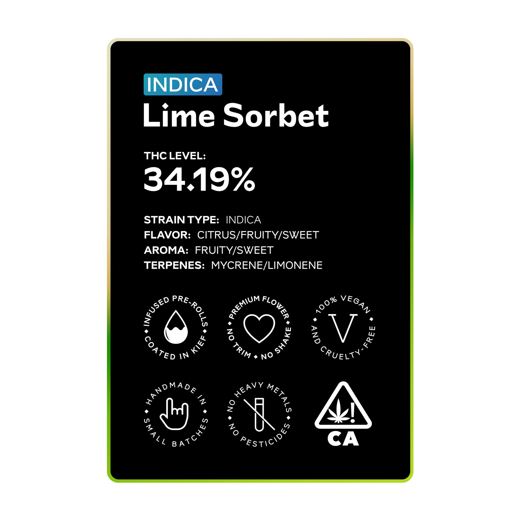 Lime Sorbet Mini Barkie's - image 1