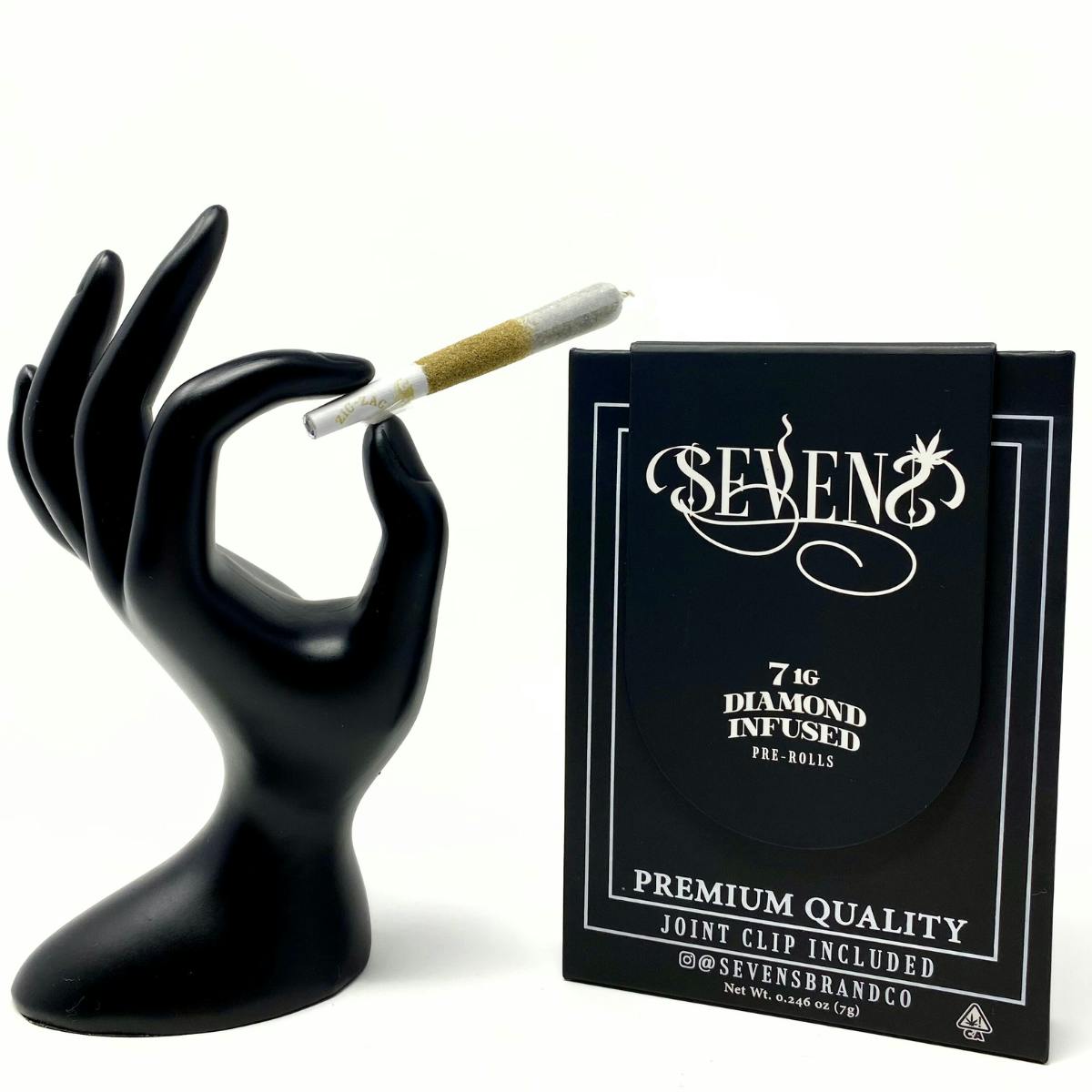 Jet Fuel Runtz - 7 Pack 1G Infused Pre-rolls *JOINT CLIP INCLUDED* | Sevens - image 1