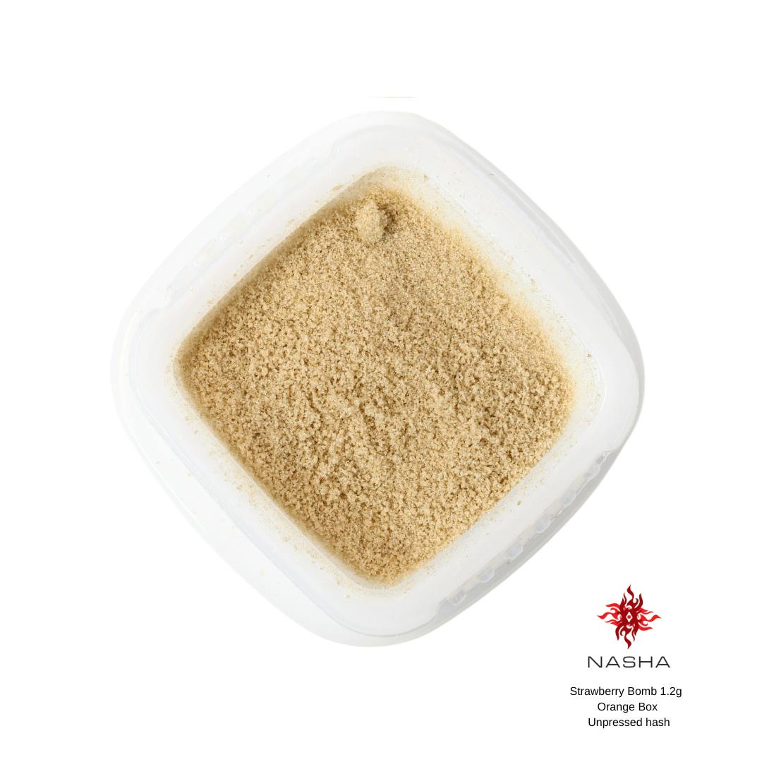Strawberry Bomb 1.2g Orange Unpressed Hash (Mattole Valley Sungrown) - image 2
