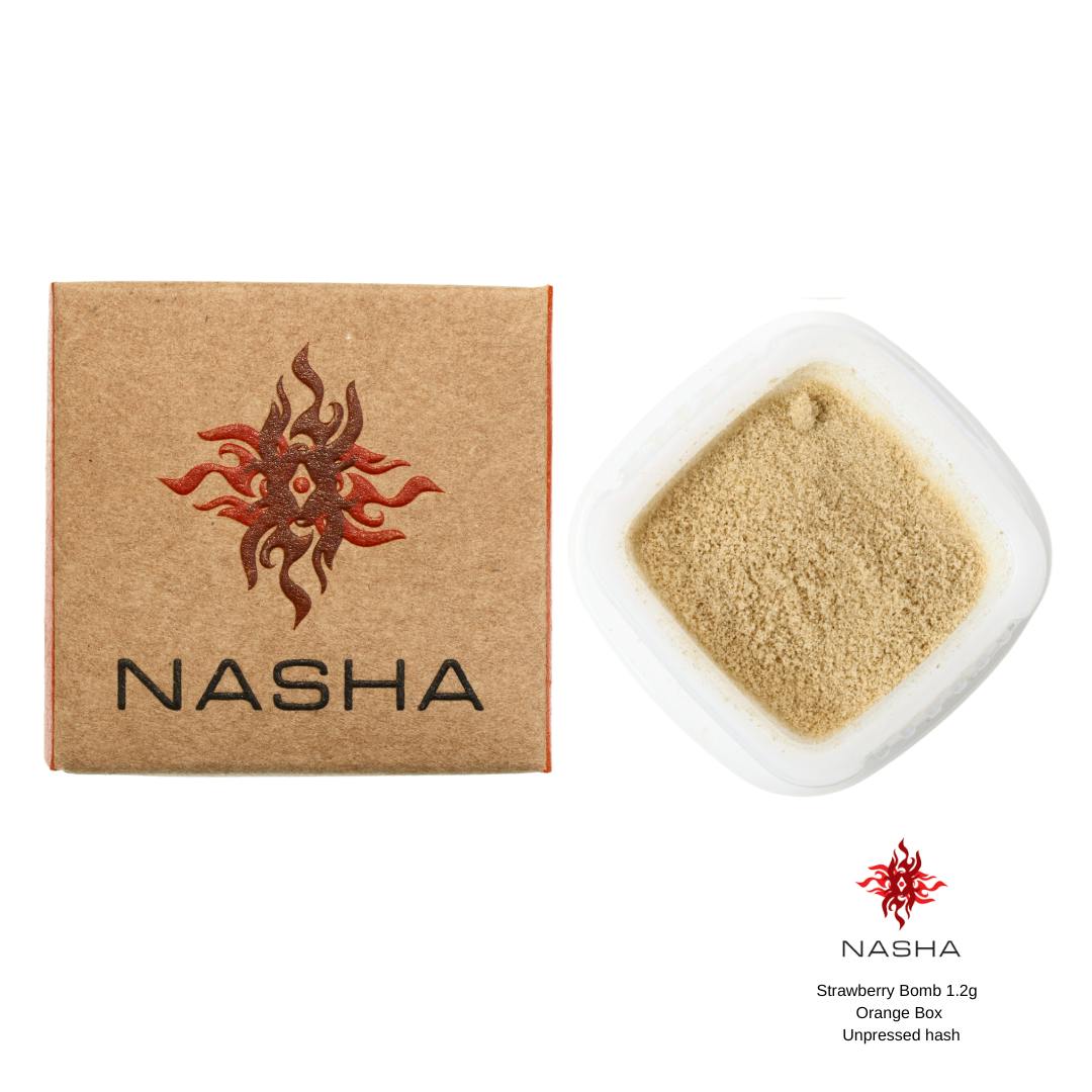Strawberry Bomb 1.2g Orange Unpressed Hash (Mattole Valley Sungrown) - image 1