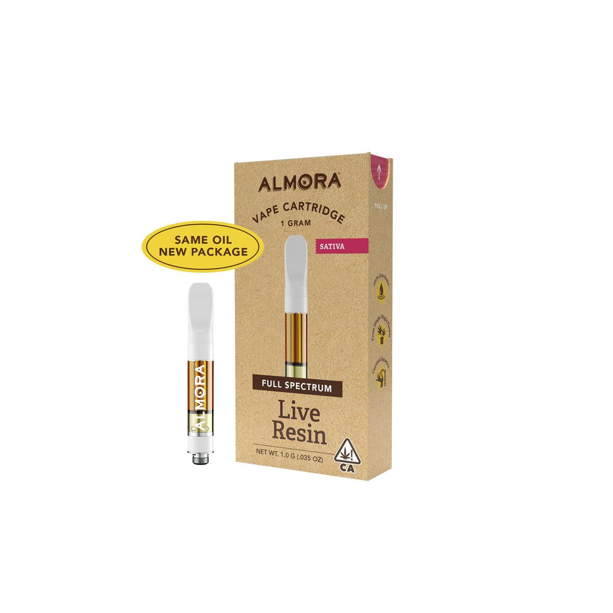 100% Live Resin Snowcap 1g Cartridge - image 2