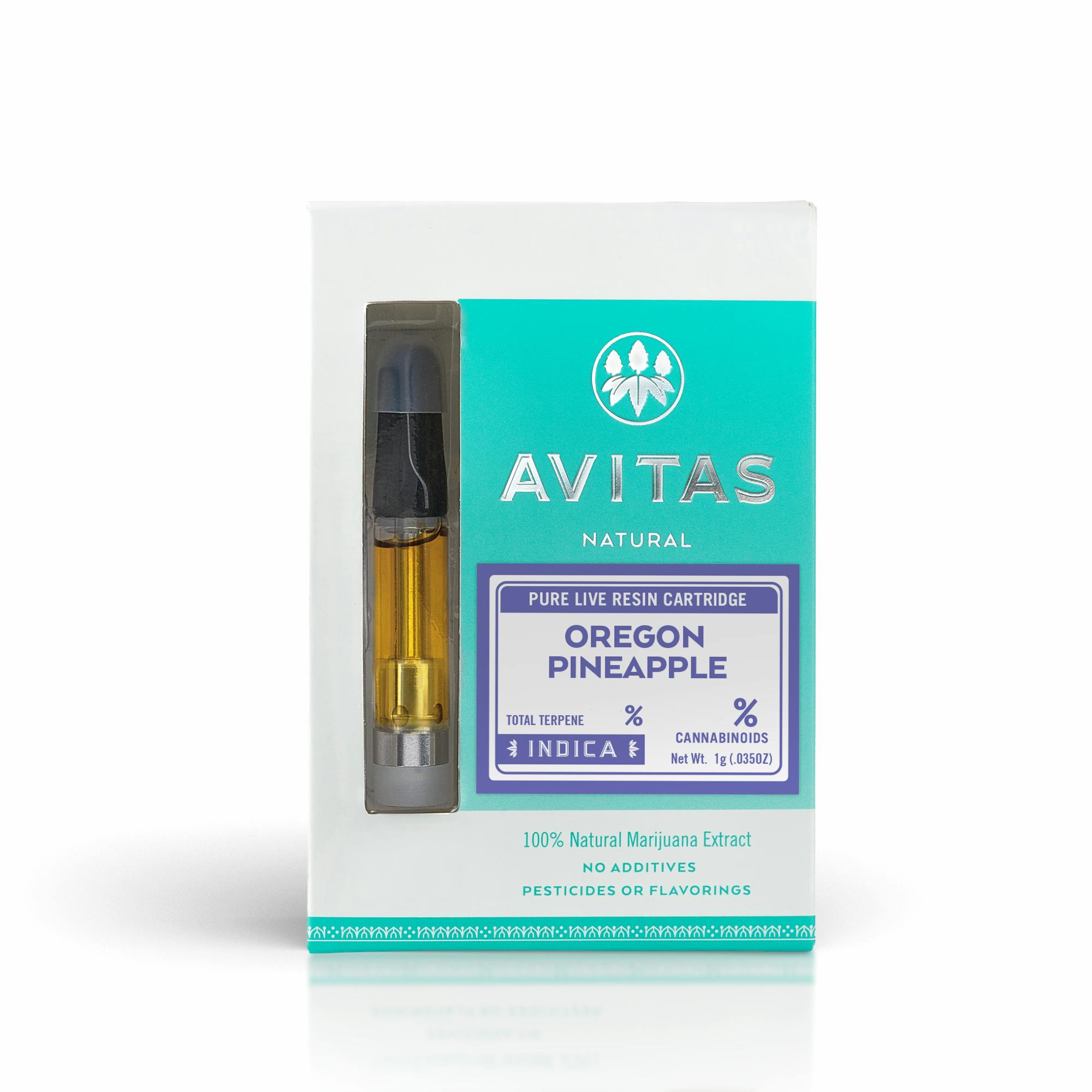 Oregon Pineapple Pure Live Resin Cartridge 1g - image 1