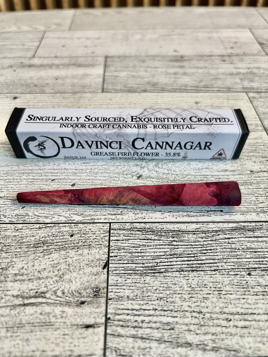 Davinci Cannagar - King Size Rose Petal Preroll - 1.25g flower - image 1