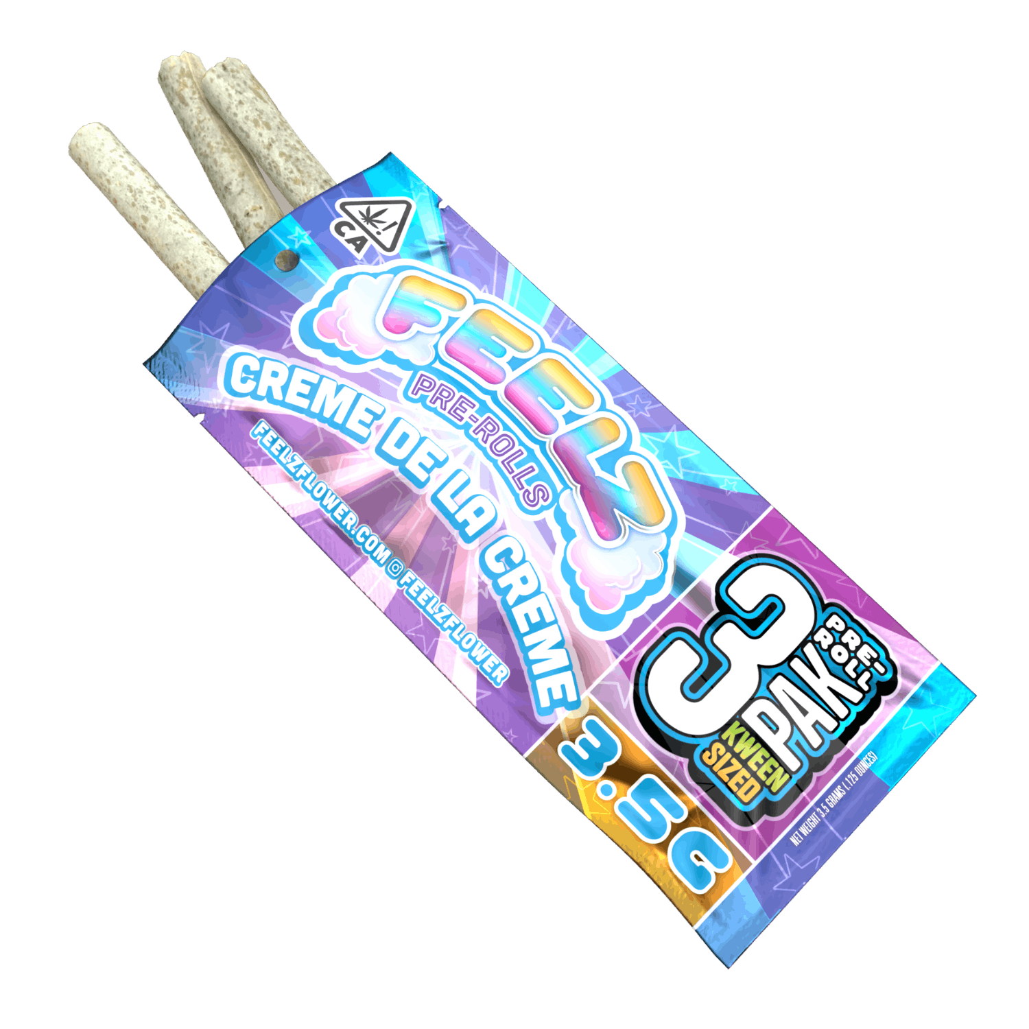 Creme De La Creme | Feelz Flower 3 Packs | 3.5G - image 1