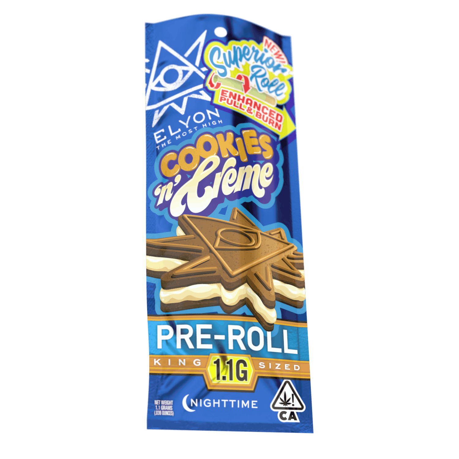 Cookies N Creme | Superior Roll | 1.1 Grams - image 1