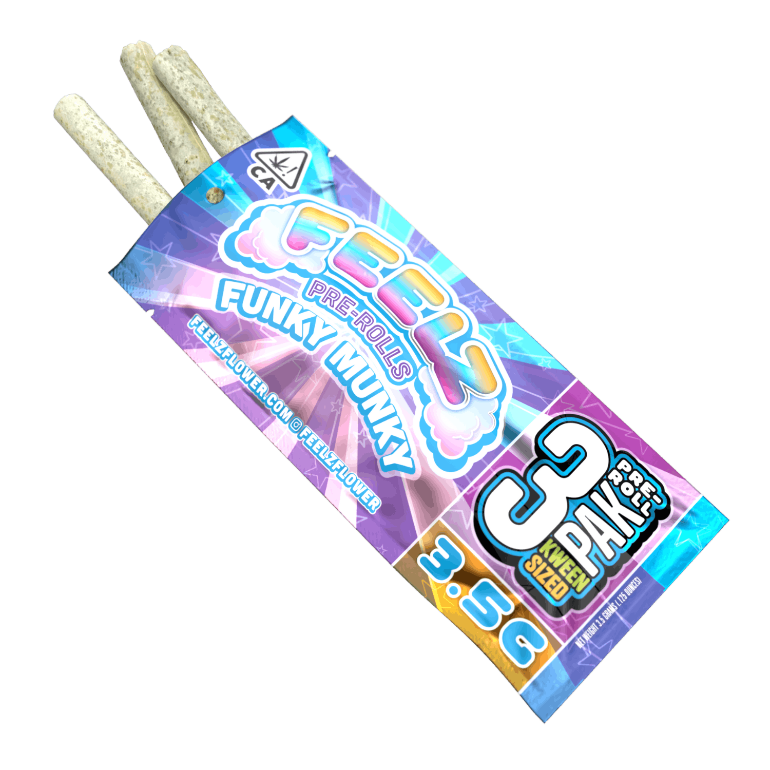 Funky Munky | Feelz Flower 3 Packs | 3.5G - image 1