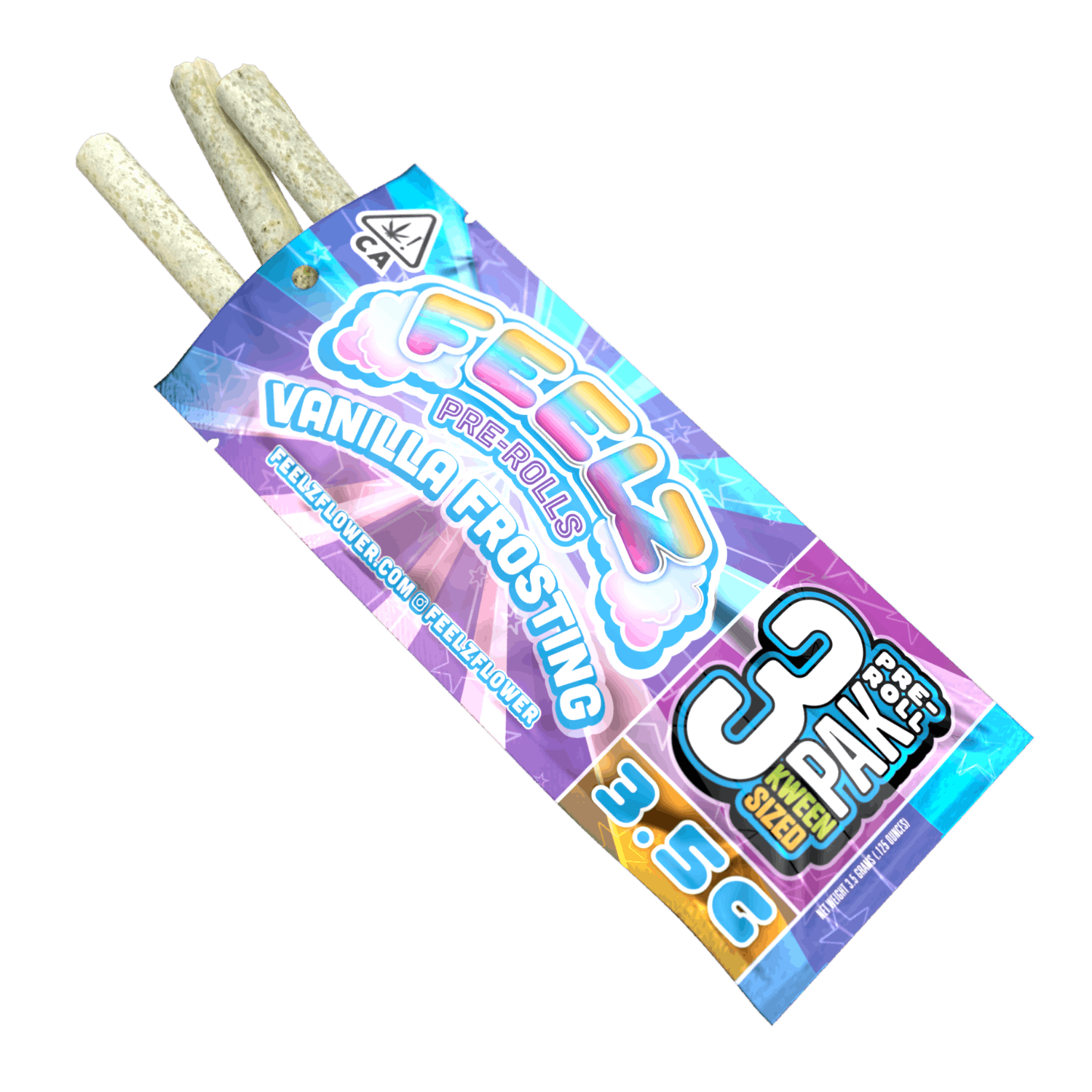 Vanilla Frosting | Feelz Flower 3 Packs | 3.5G - image 1