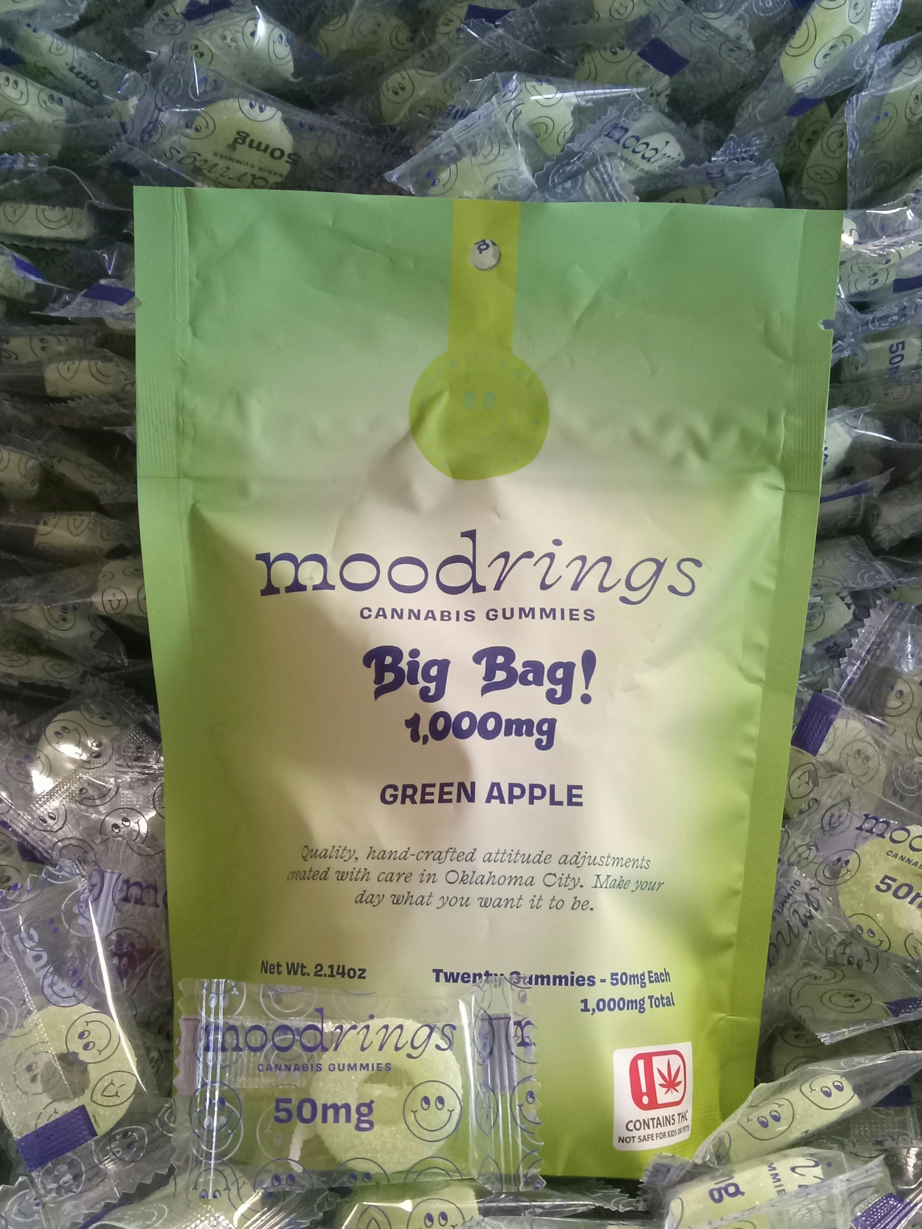 Mood Rings Gummies - 1,000mg - Green Apple - image 1