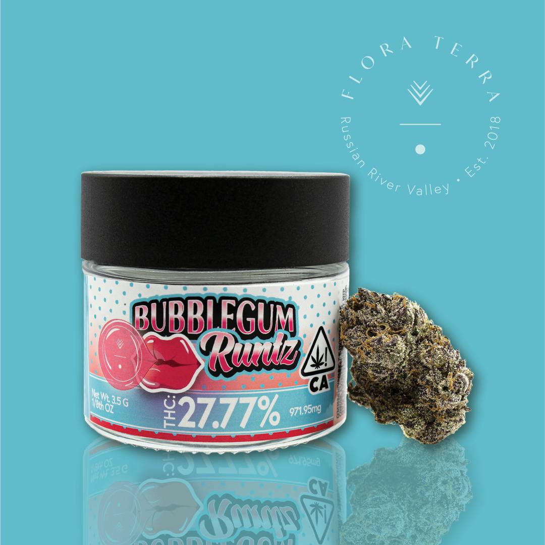 Flora Terra | Bubblegum Runtz | 3.5g Flower - image 1
