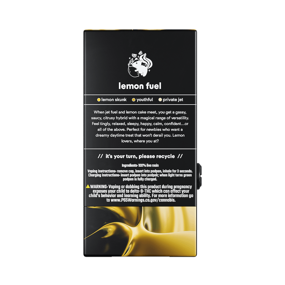 lemon fuel (indica) / 100% live resin / 1g pod - image 2