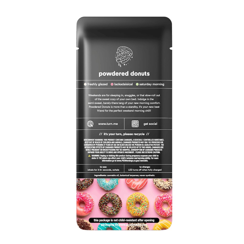 2.0g powdered donuts (i-hybrid) / botanica blends / XXL disposable - image 2