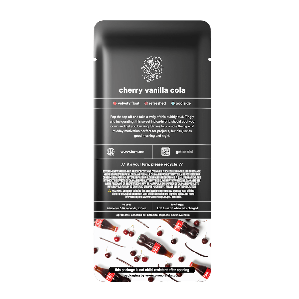 2.0g cherry vanilla cola (i-hybrid) / botanica blends / XXL disposable - image 2