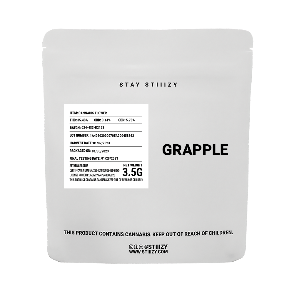 - GRAPPLE - 3.5G White Label Mylar - image 1