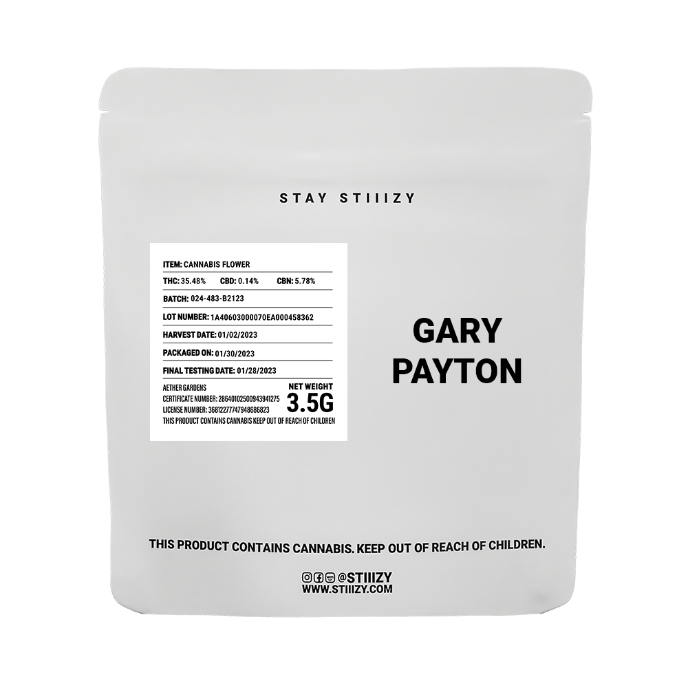 - GARY PAYTON - 3.5G White Label Mylar - image 1