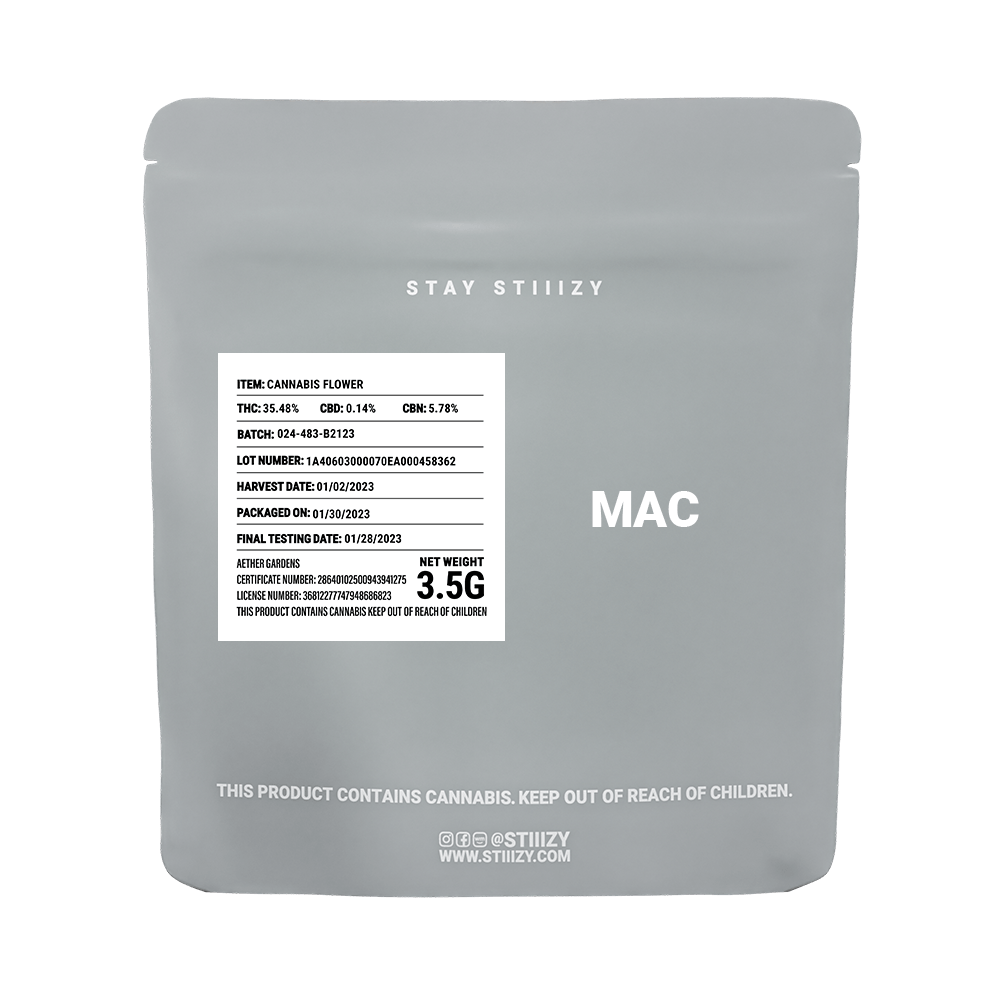 - MAC - 3.5G Grey Label Mylar - image 1