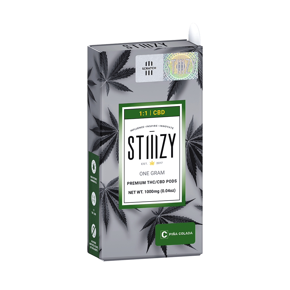Vape Cartridge - PINA COLADA 1G 1:1 (CBD/THC) Original Pod - STIIIZY - image 3