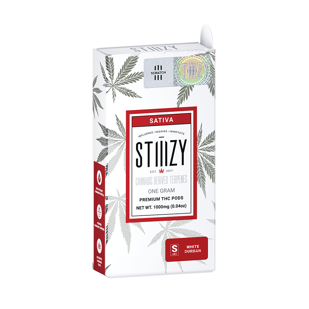 Vape Cartridge - WHITE DURBAN 1G CDT Pod - STIIIZY - image 3