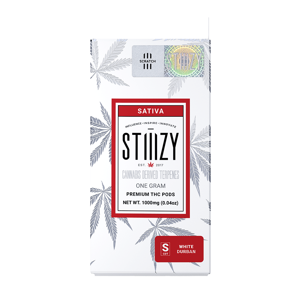 Vape Cartridge - WHITE DURBAN 1G CDT Pod - STIIIZY - image 2