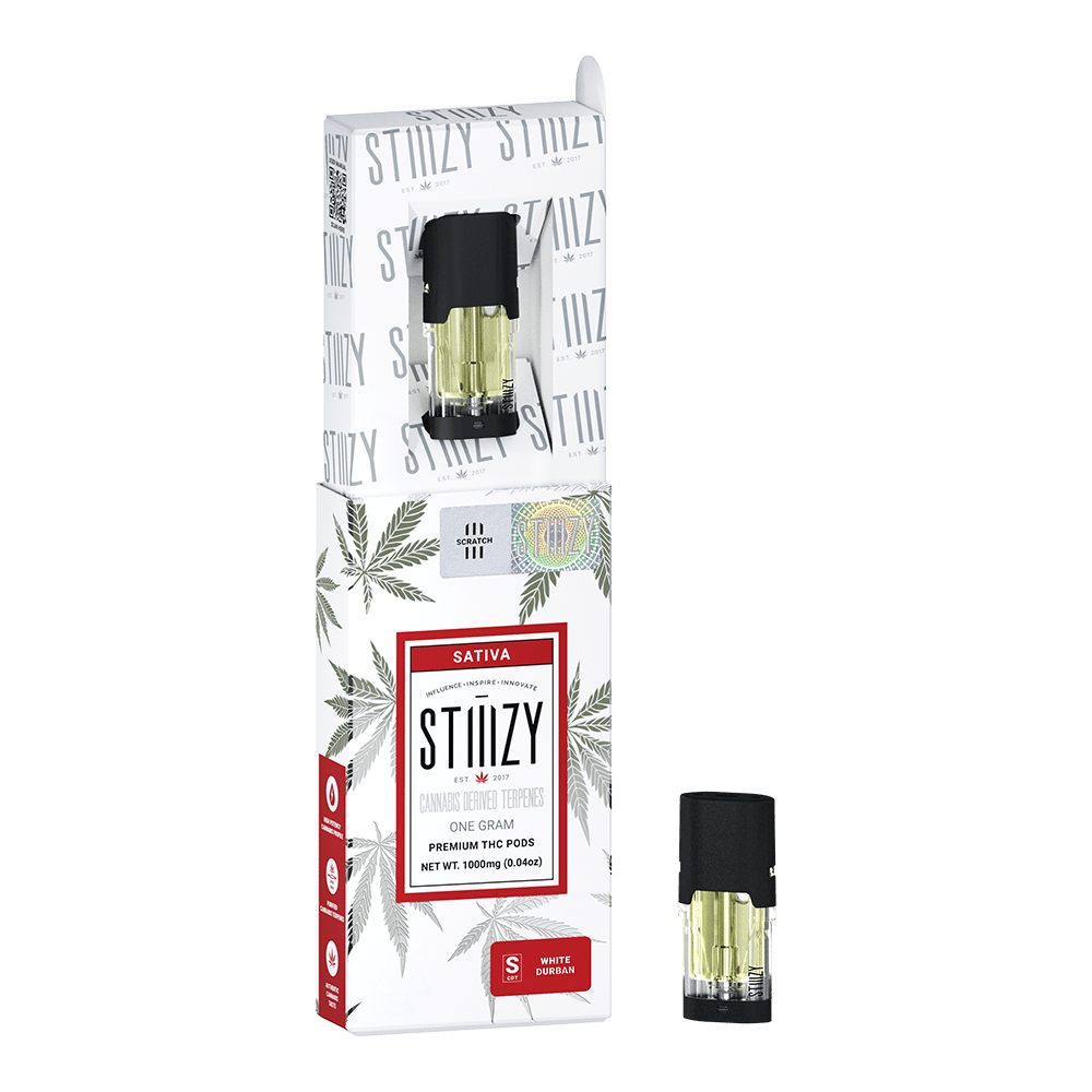 Vape Cartridge - WHITE DURBAN 1G CDT Pod - STIIIZY - image 1