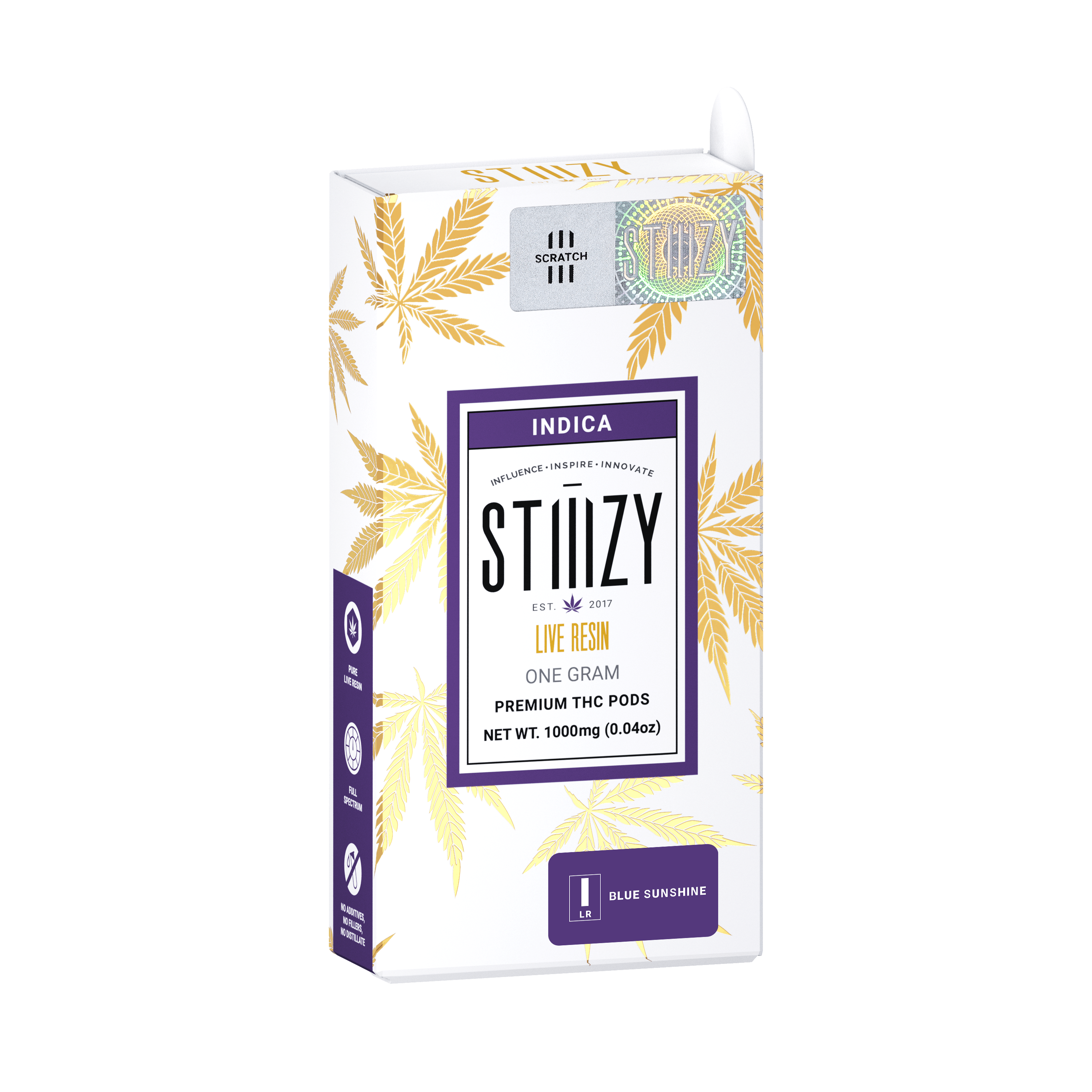 Vape Cartridge - BLUE SUNSHINE 1G Live Resin Pod - STIIIZY - image 1