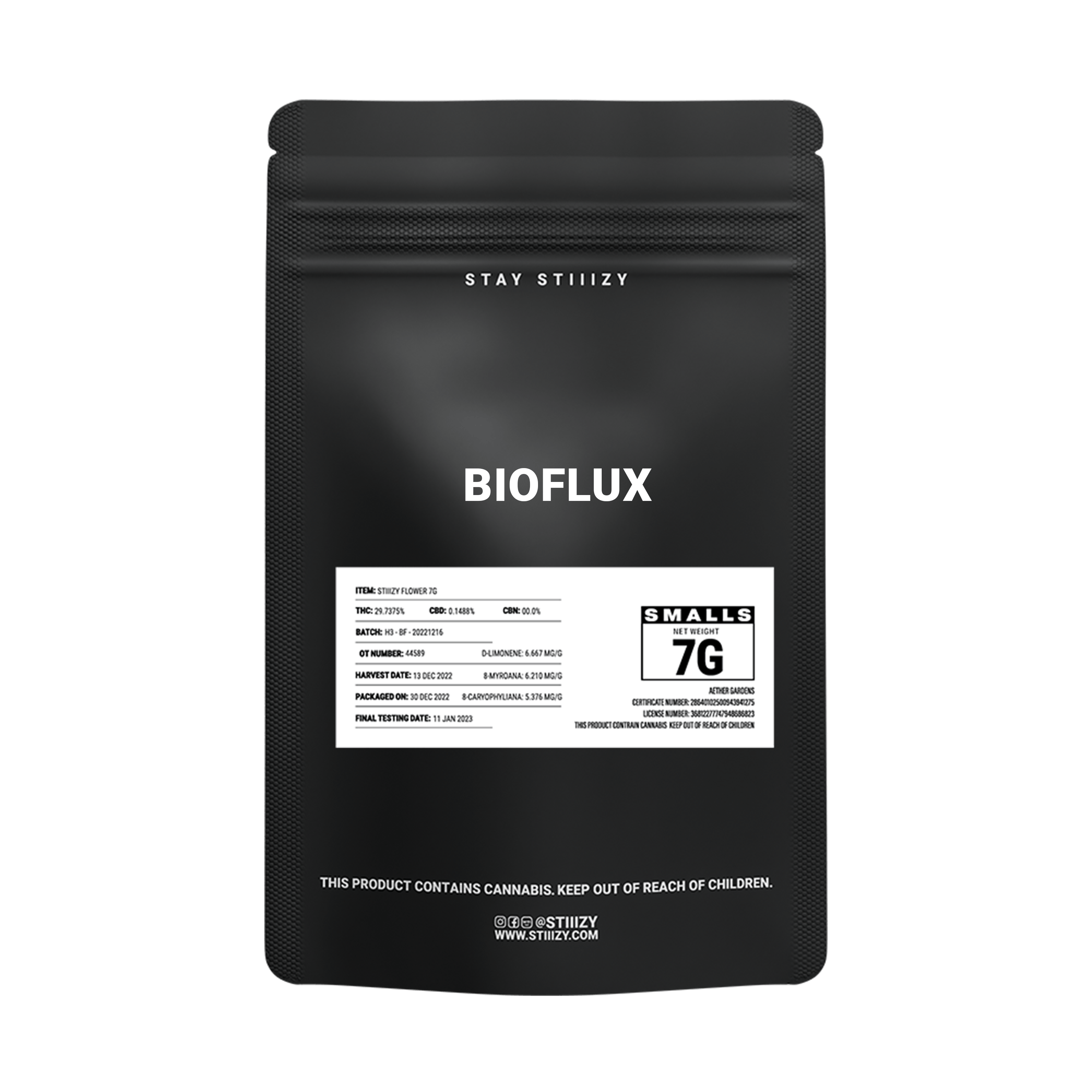 - BIOFLUX - 7G Black Label Mylar - image 2