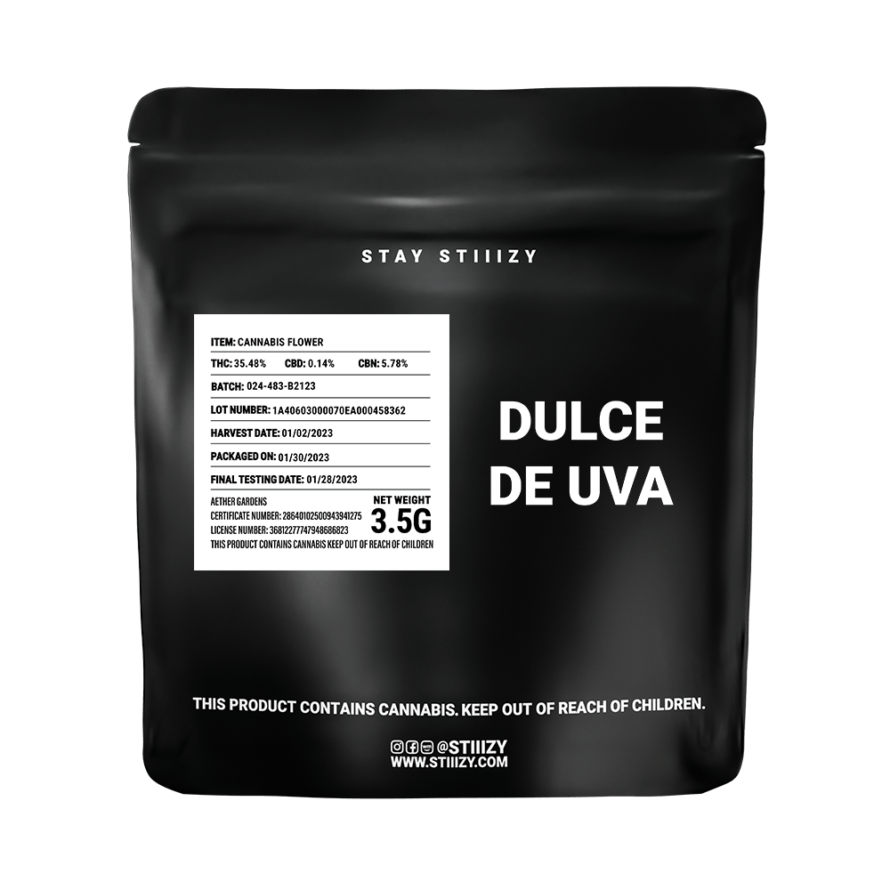 - DULCE DE UVA - 3.5G Black Label Mylar - image 1
