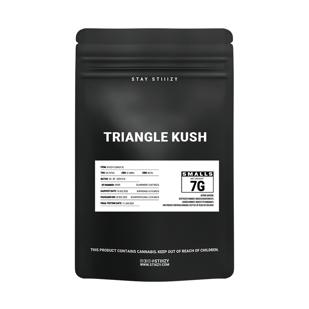 - TRIANGLE KUSH - 7G Black Label Mylar - image 2