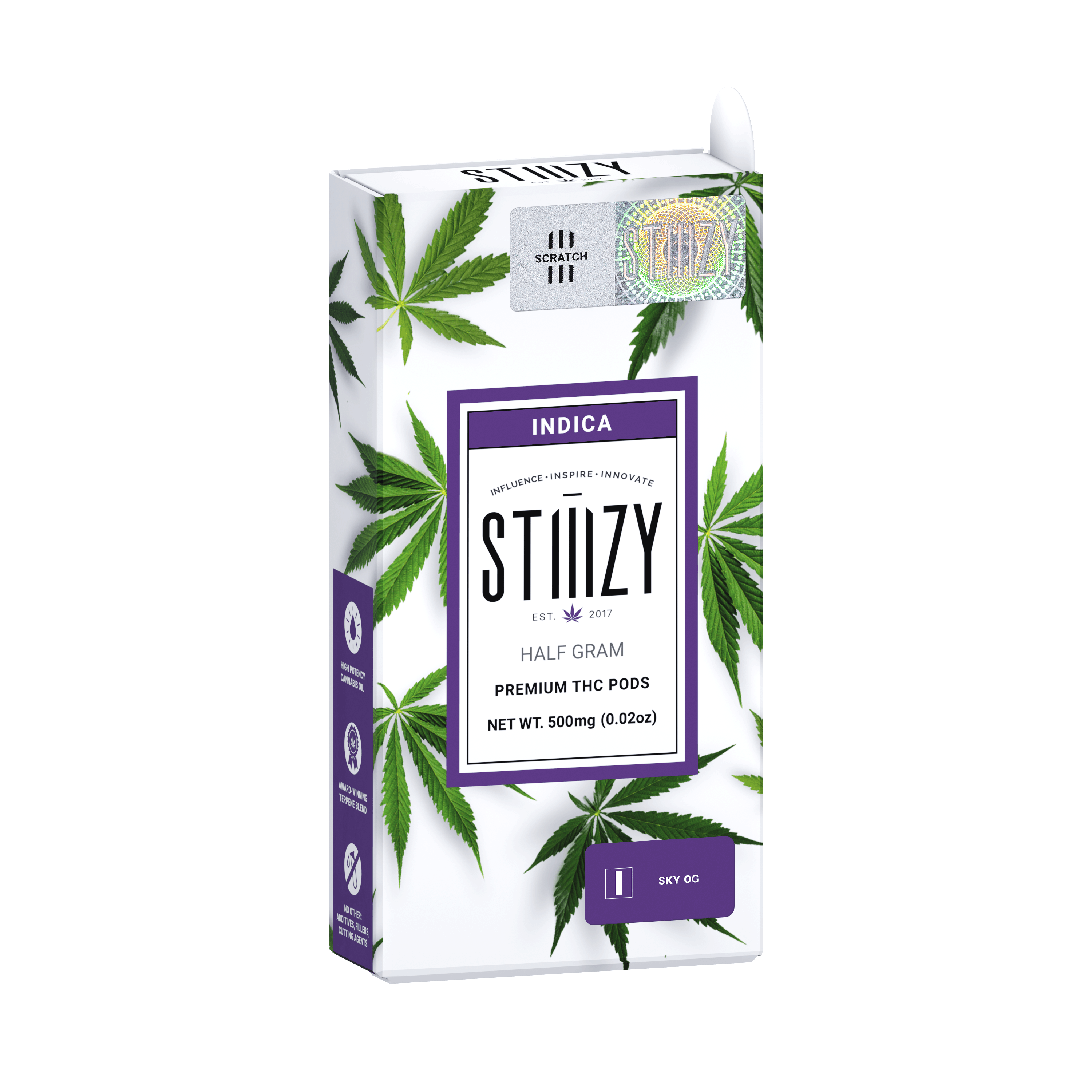 Vape Cartridge - SKY OG .5G Original THC Pod - STIIIZY - image 2