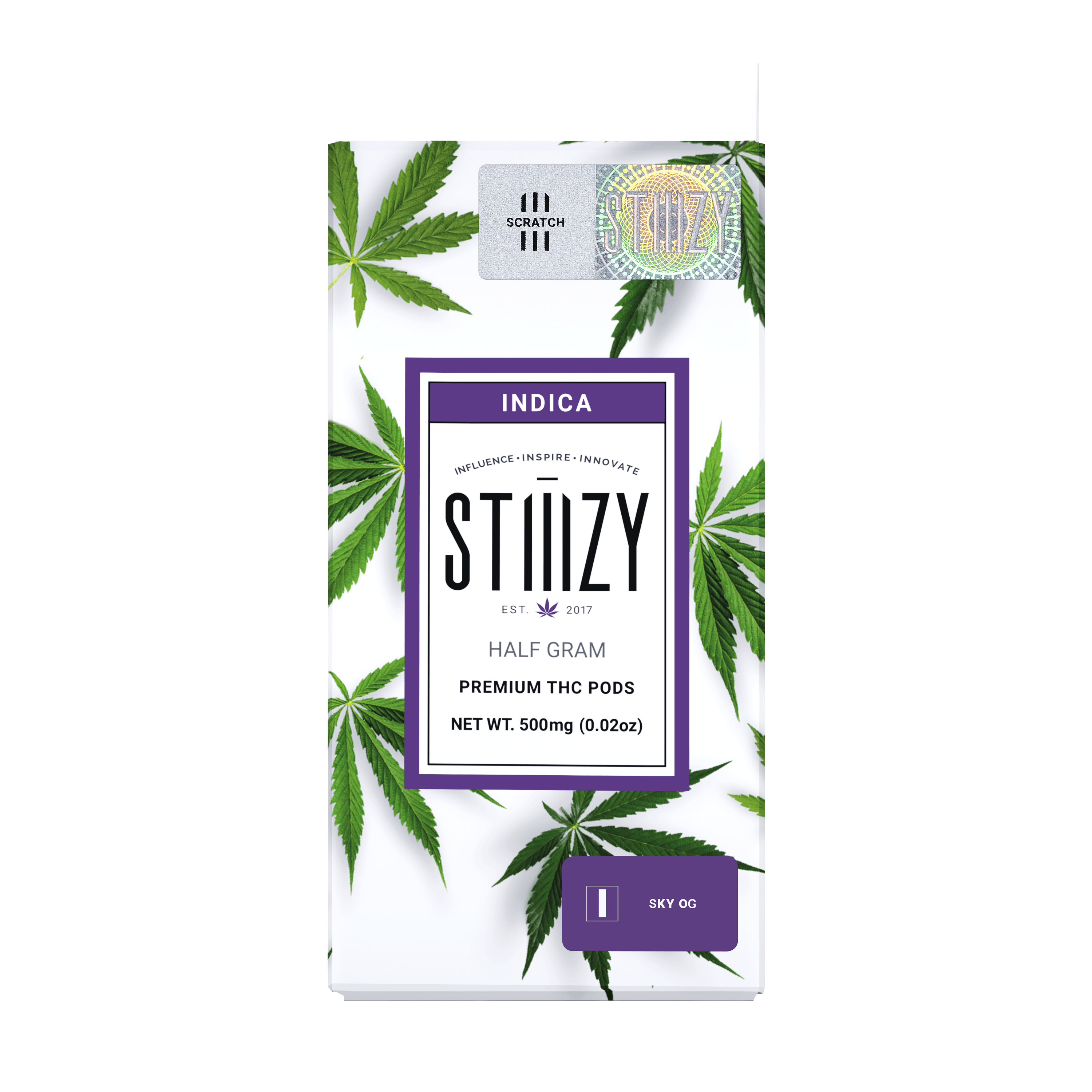 Vape Cartridge - SKY OG .5G Original THC Pod - STIIIZY - image 1