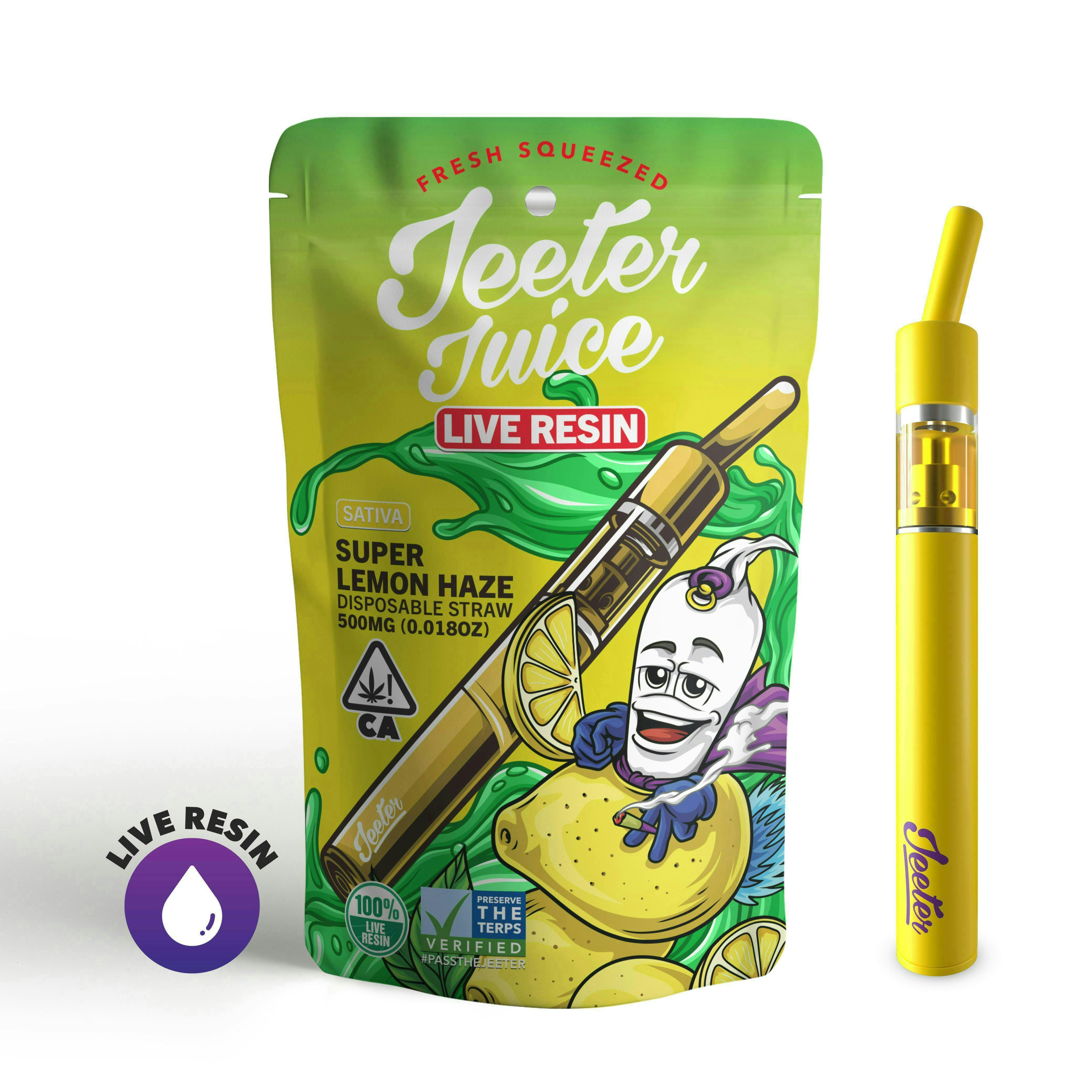 Jeeter Juice Disposable Live Resin Straw - Super Lemon Haze - image 1