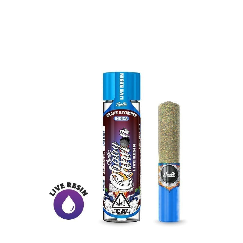 Jeeter Live Resin Infused - Baby Cannon - Grape Stomper - image 1