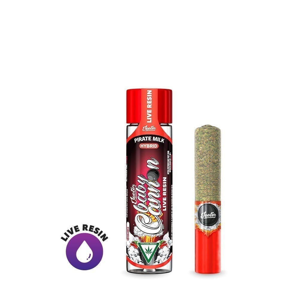 Jeeter Live Resin Infused - Baby Cannon - Pirate Milk - image 1