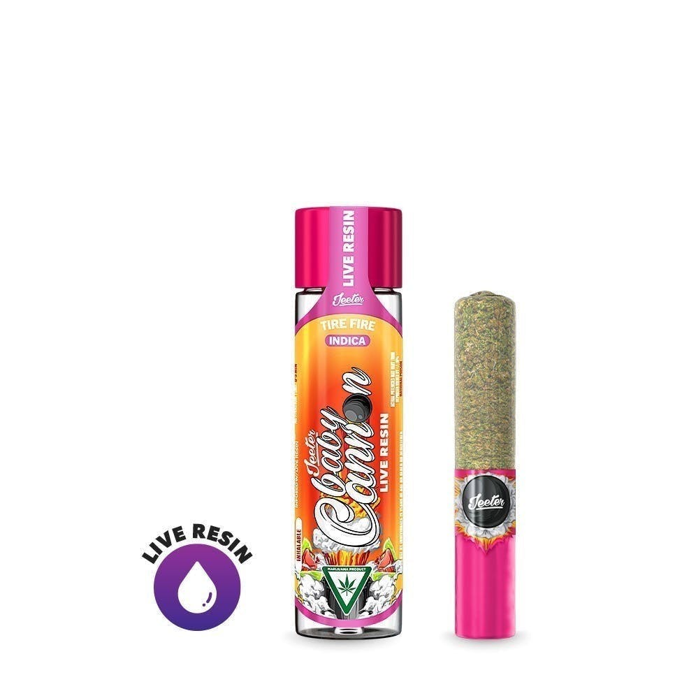 Jeeter Live Resin Infused - Baby Cannon - Tire Fire - image 1