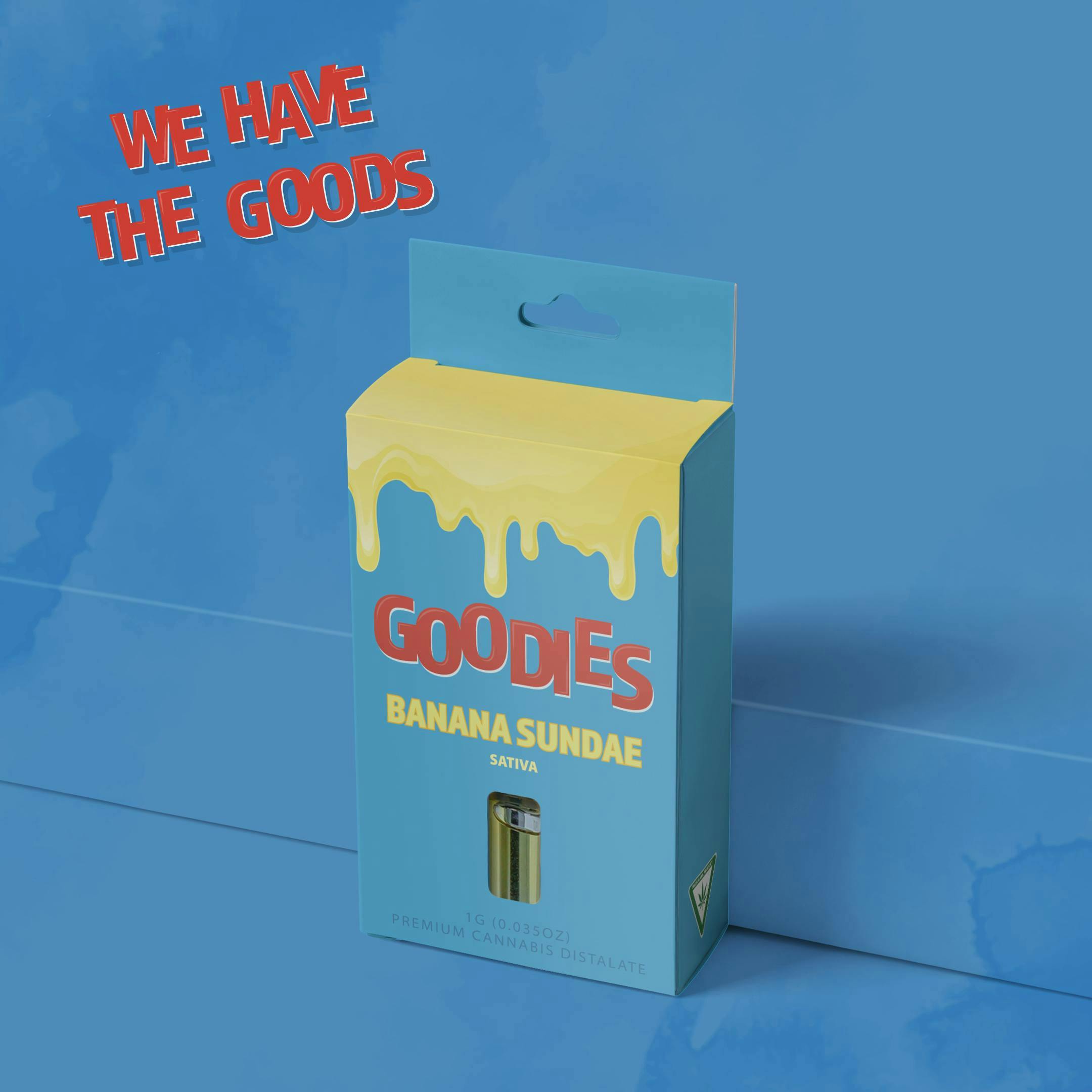 Banana Sundae • 1G Cartridge • Goodies • MED - image 1