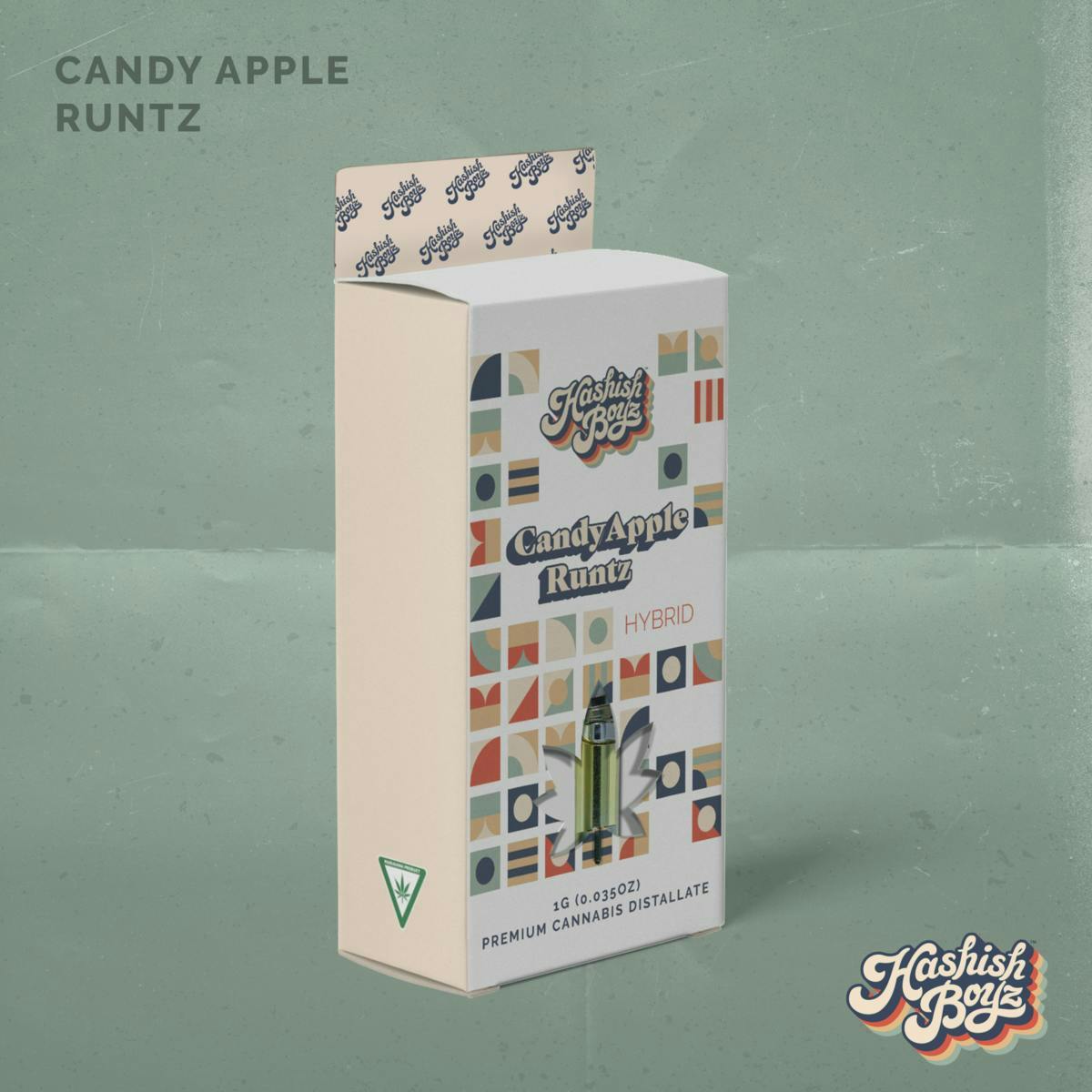 Candy Apple Runtz ~ 1G Cartridge ~ Hashish Boyz ~ MED - image 1