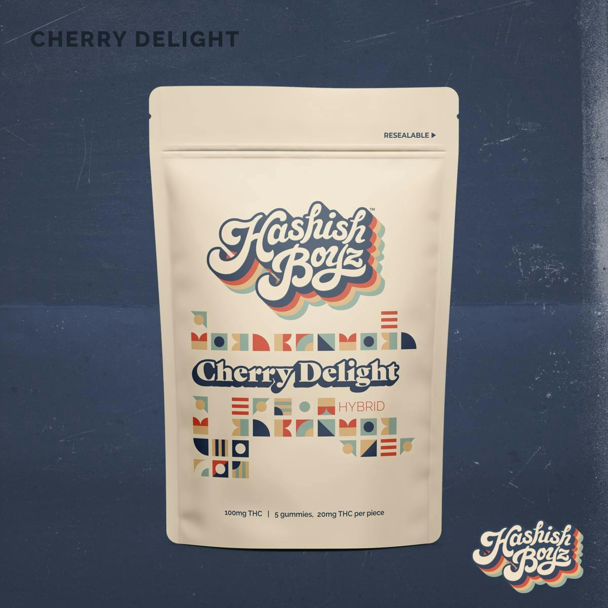 Cherry Delight ~ 100MG Gummies ~ Hashish Boyz ~ MED - image 1