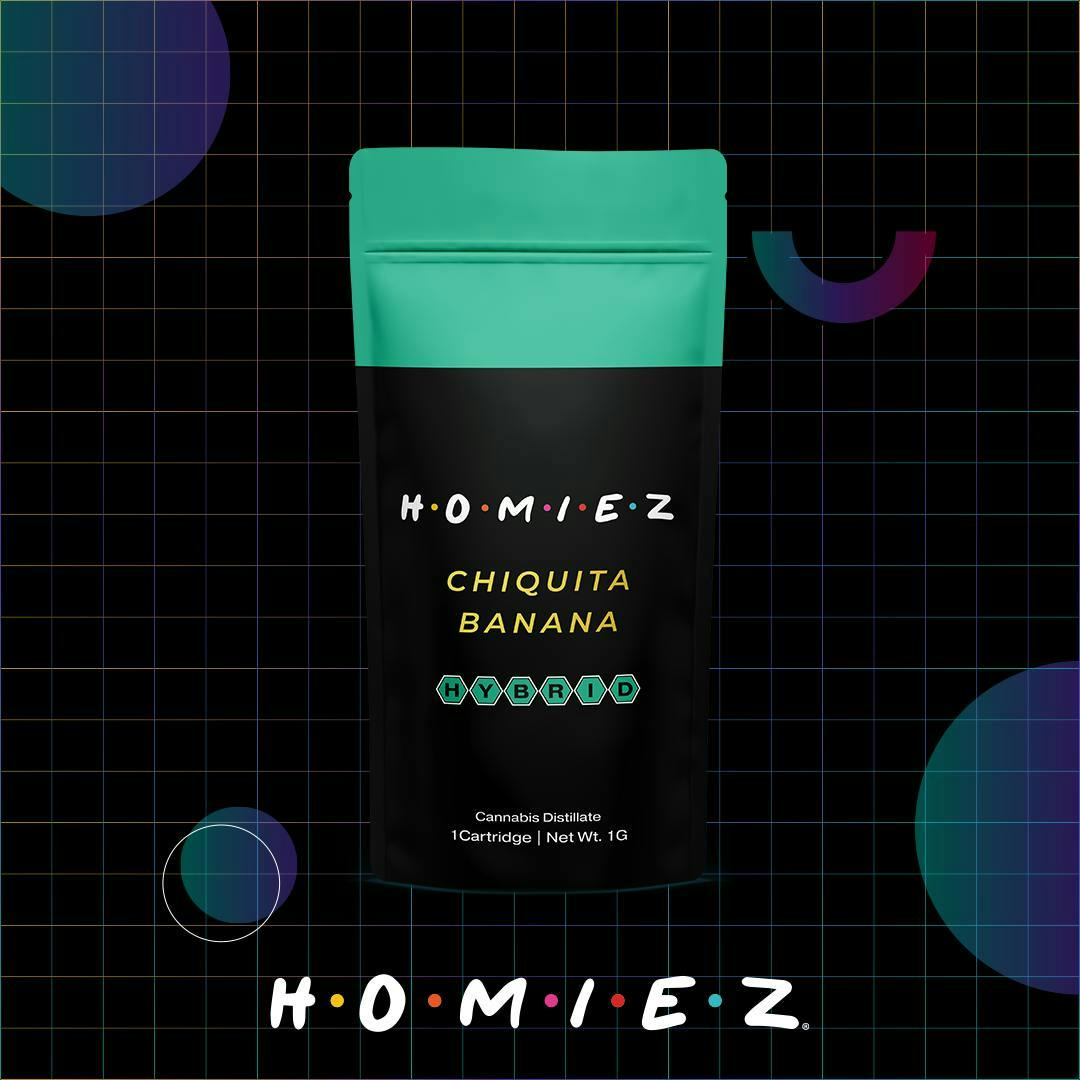 Chiquita Banana • 1G Cartridge • HOMIEZ • MED - image 1