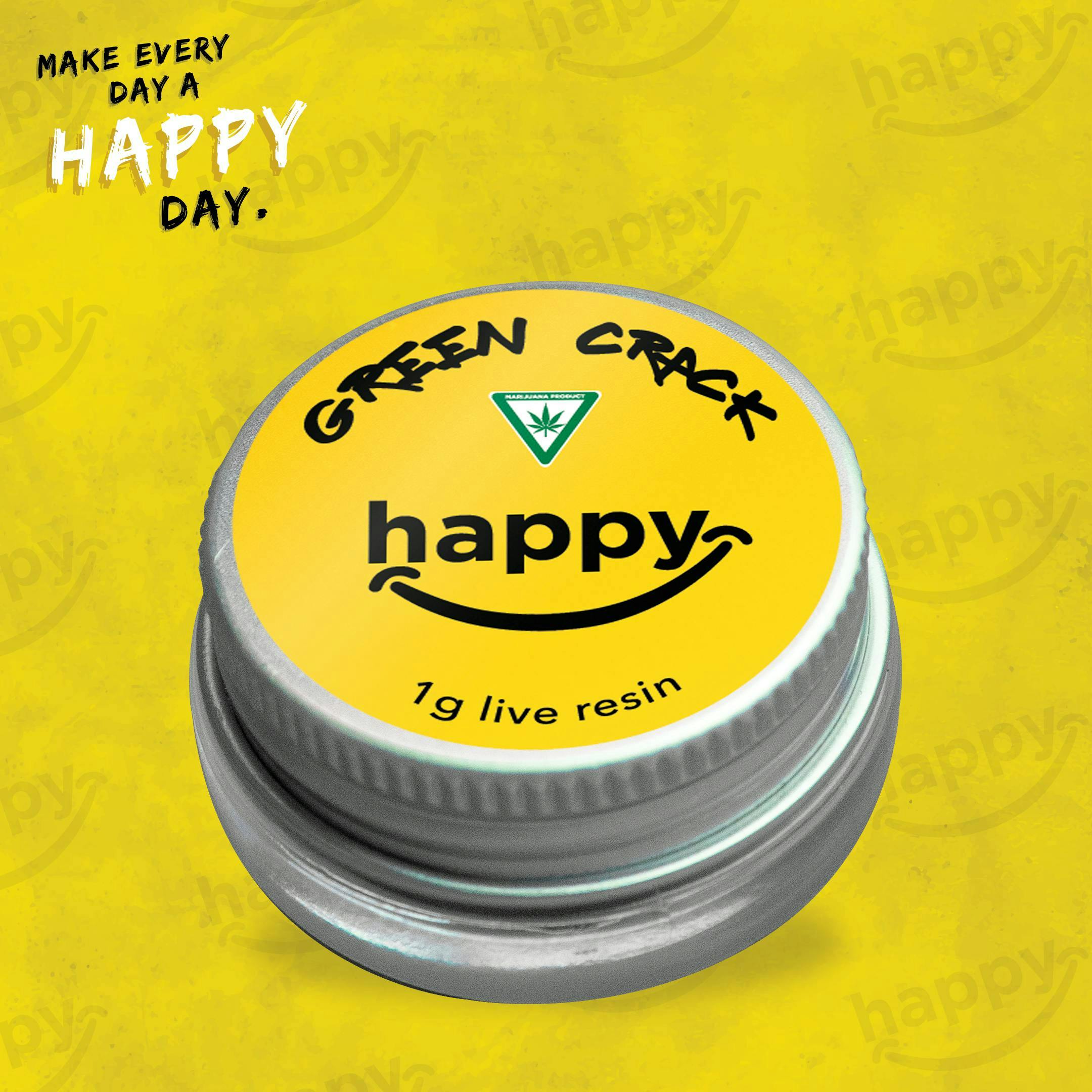 Green Crack - 1G Live Resin - Happy's - MED - image 1