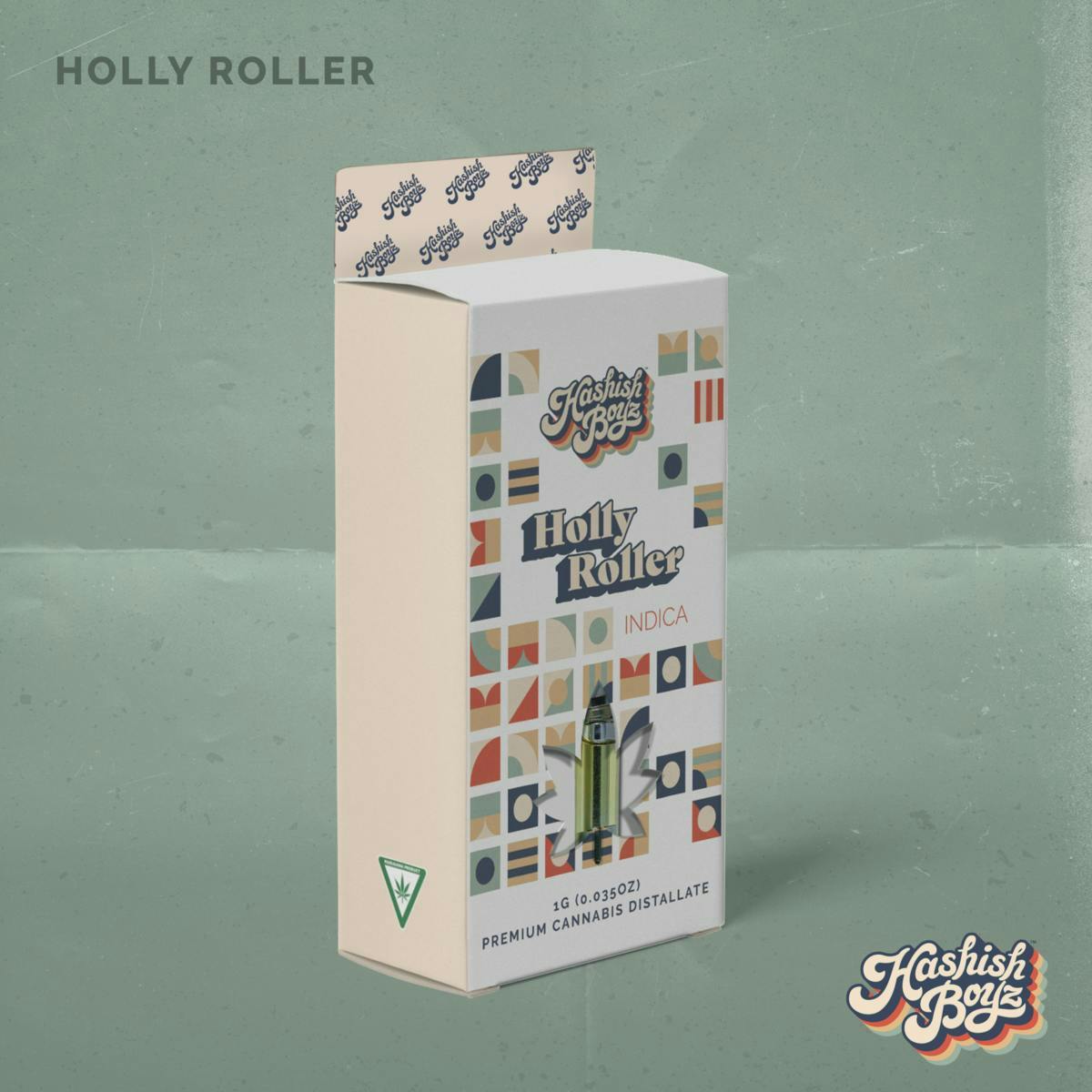 Holly Roller ~ 1G Cartridge ~ Hashish Boyz ~ MED - image 1