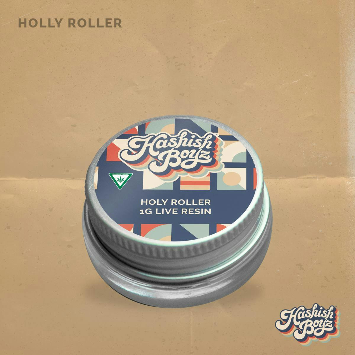 Holly Roller ~ 1G Live Resin ~ Hashish Boyz ~ MED - image 1