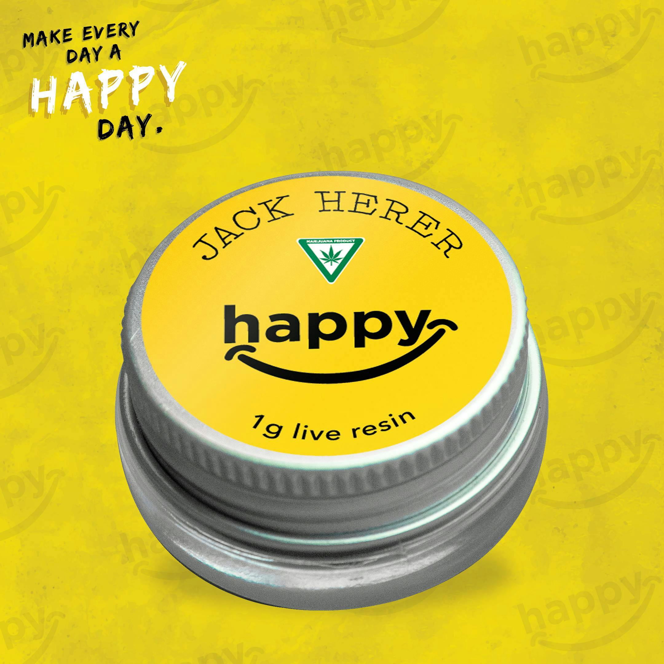 Jack Herer - 1G Live Resin - Happy's - MED - image 1