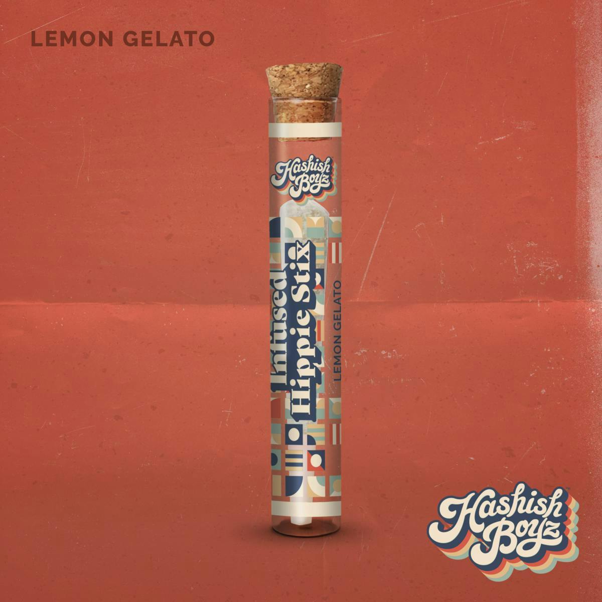 Lemon Gelato ~ 1G Pre-Roll ~ Hashish Boyz ~ MED - image 1