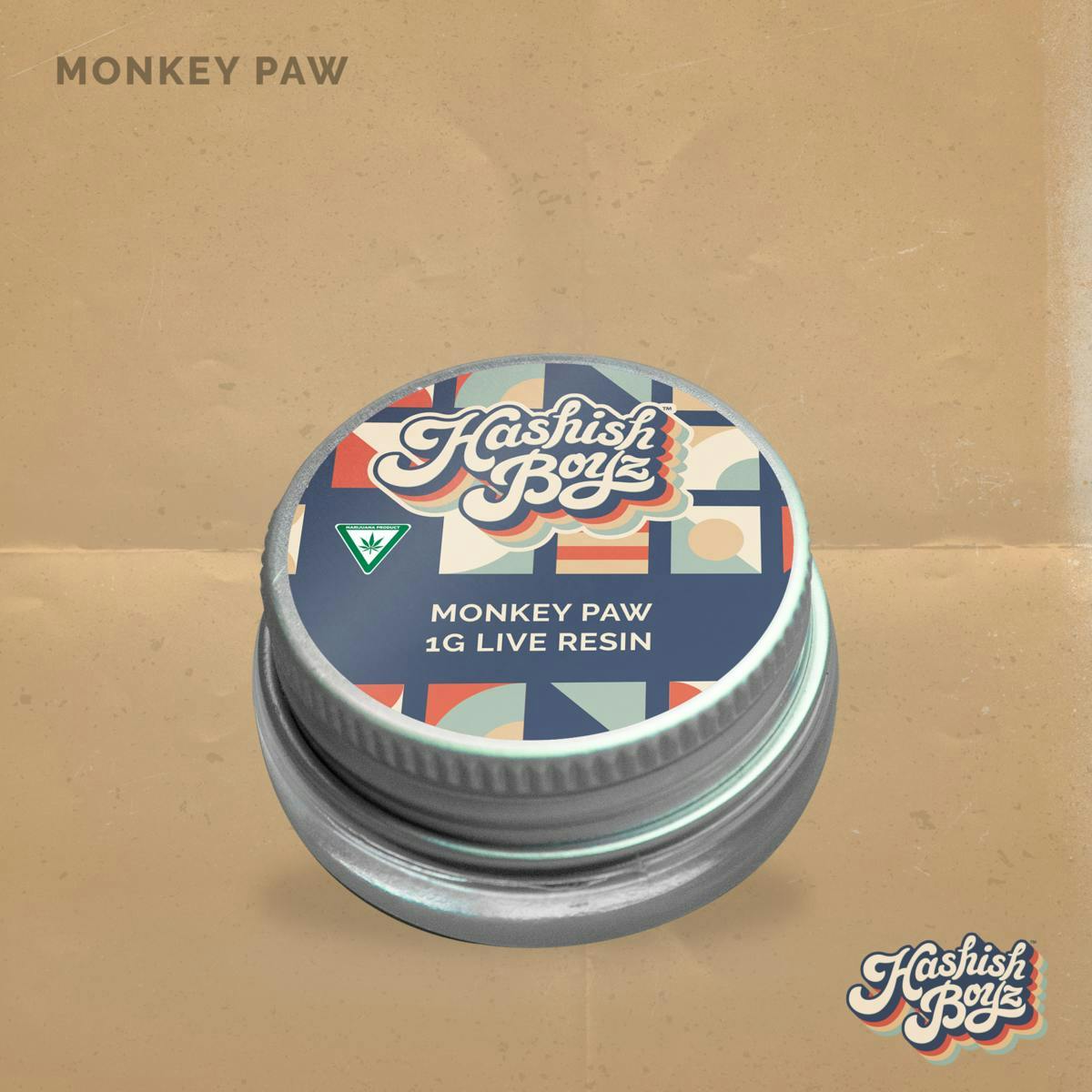 Monkey Paw ~ 1G Live Resin ~ Hashish Boyz ~ MED - image 1