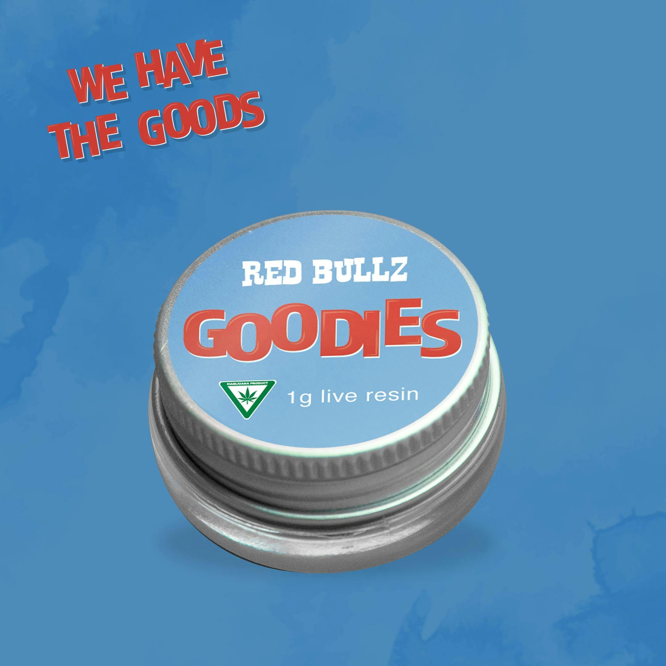 Red Bullz • 1G Live Resin • Goodies • MED - image 1