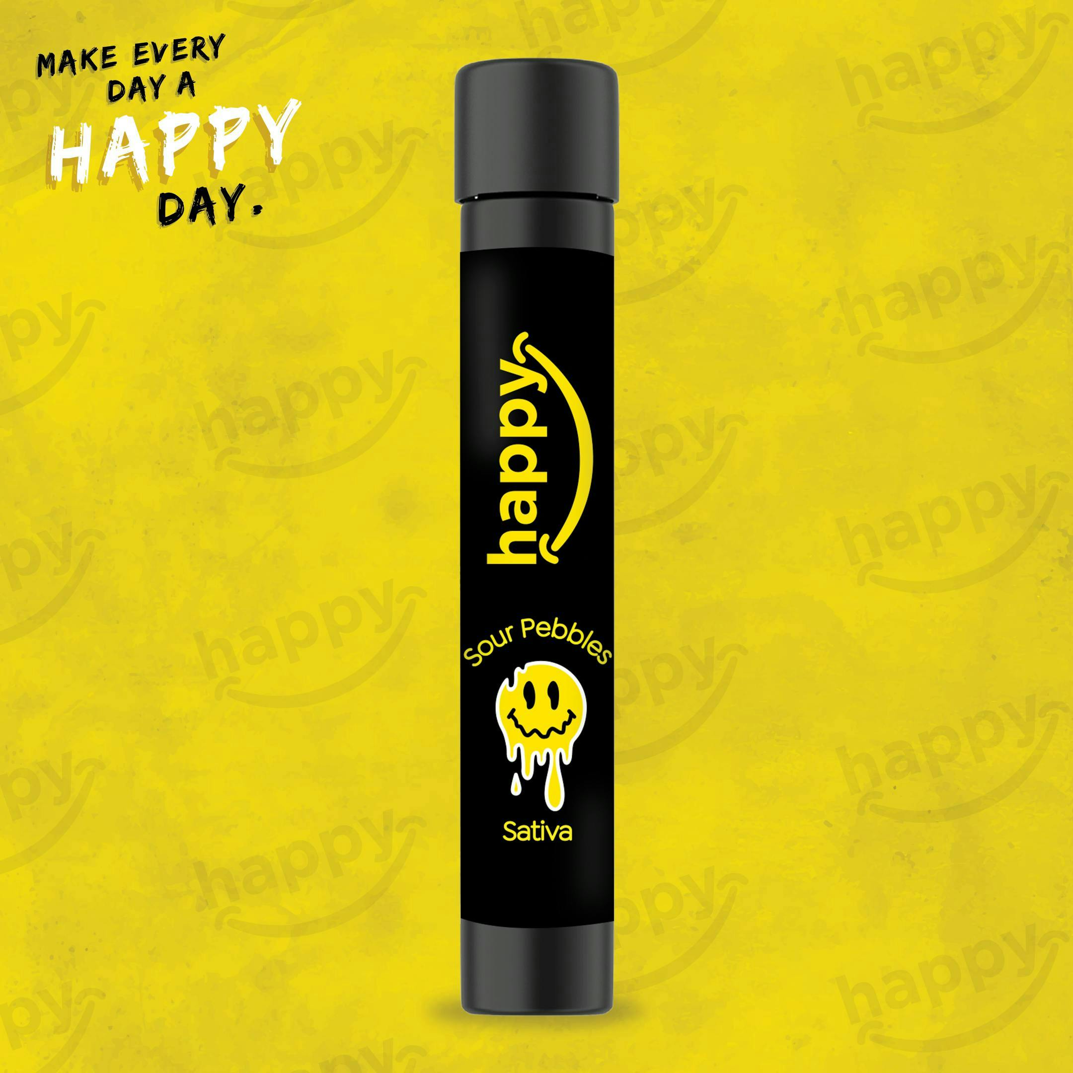 Sour Pebbles - 1G Pre-Roll - Happy's - MED - image 1