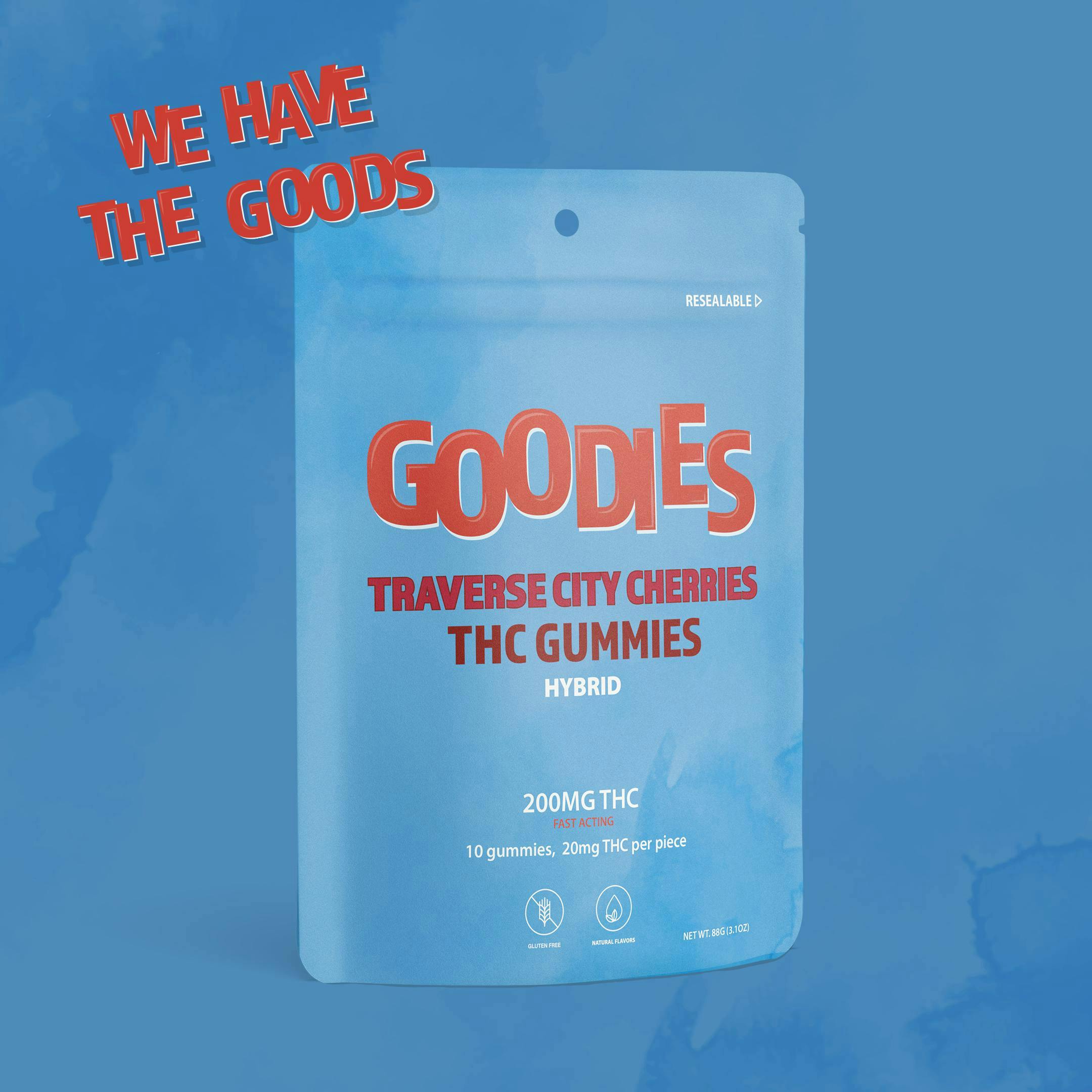 Traverse City Cherries • 200MG Gummies • Goodies • REC - image 1